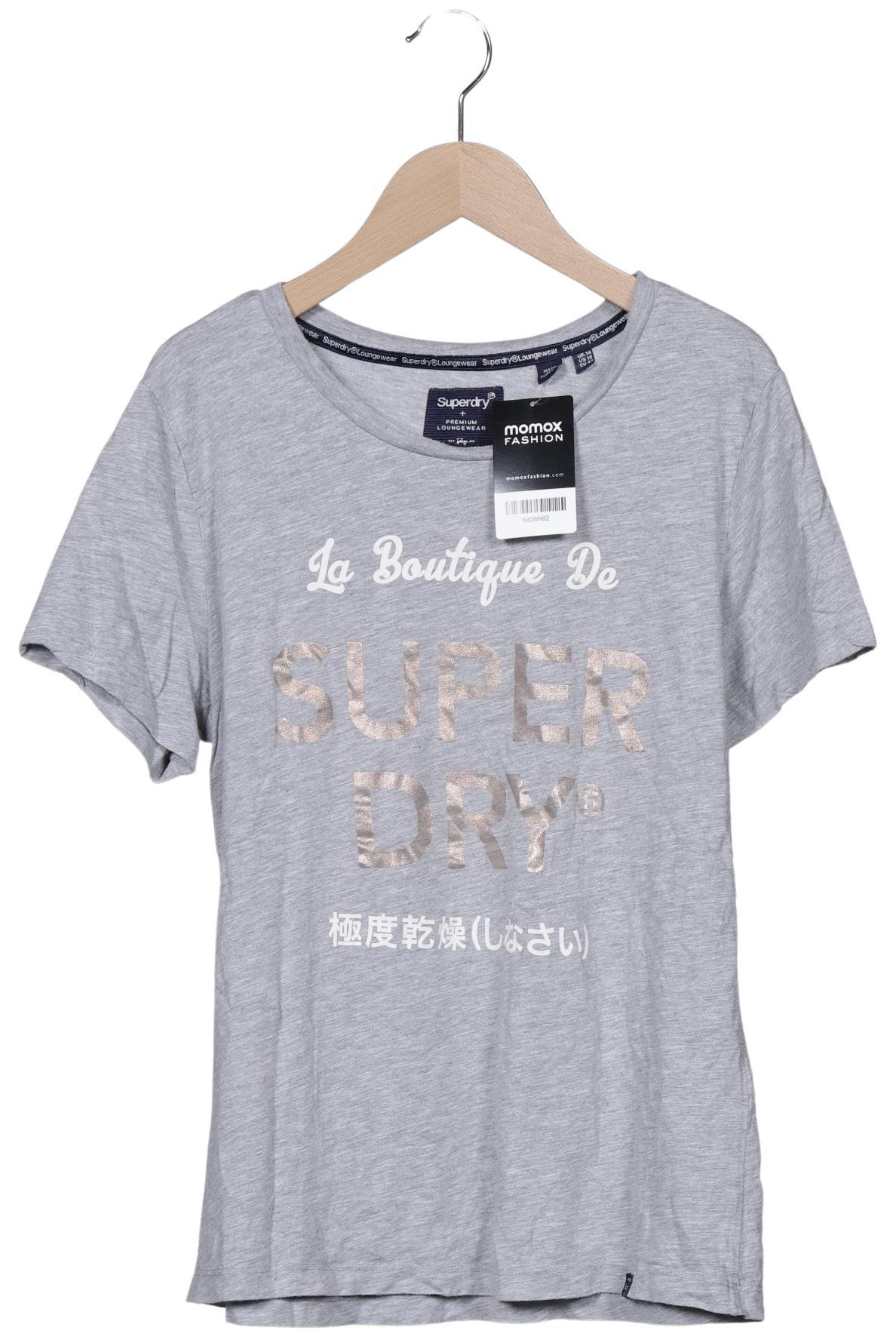 

Superdry Damen T-Shirt, grau, Gr. 42
