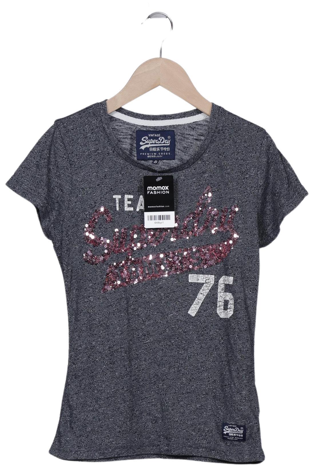 

Superdry Damen T-Shirt, marineblau, Gr. 36