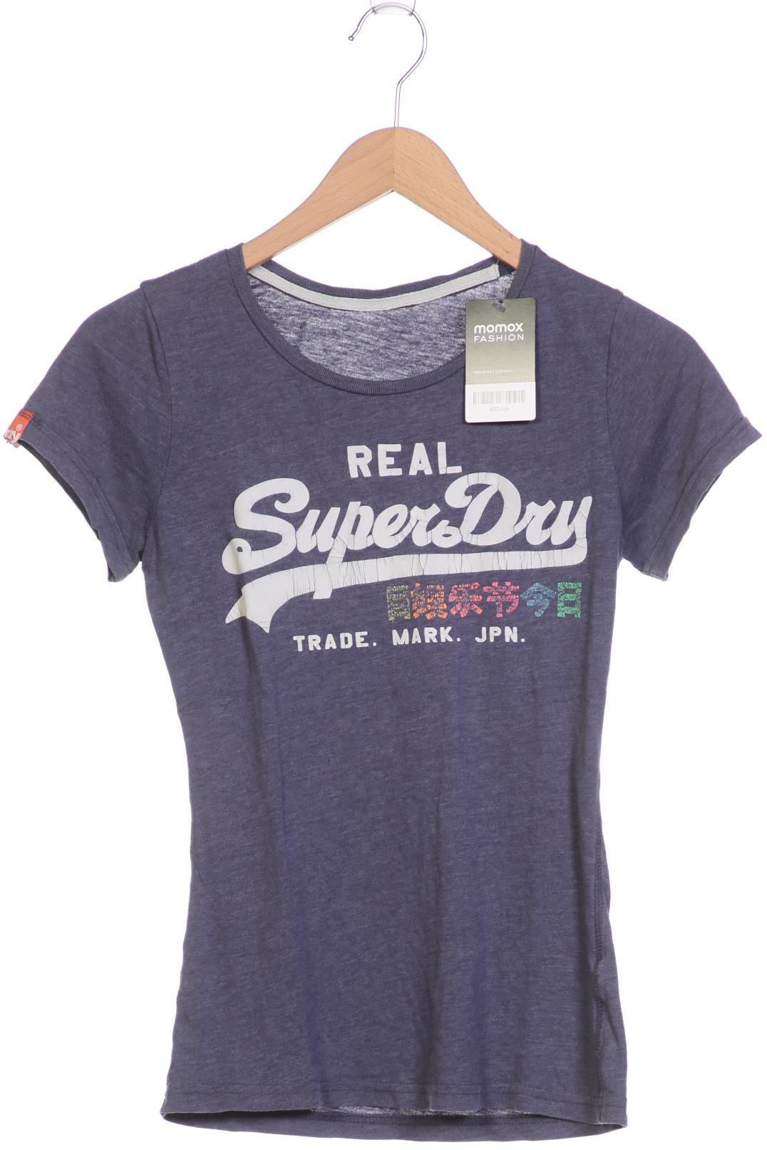 

Superdry Damen T-Shirt, blau, Gr. 38