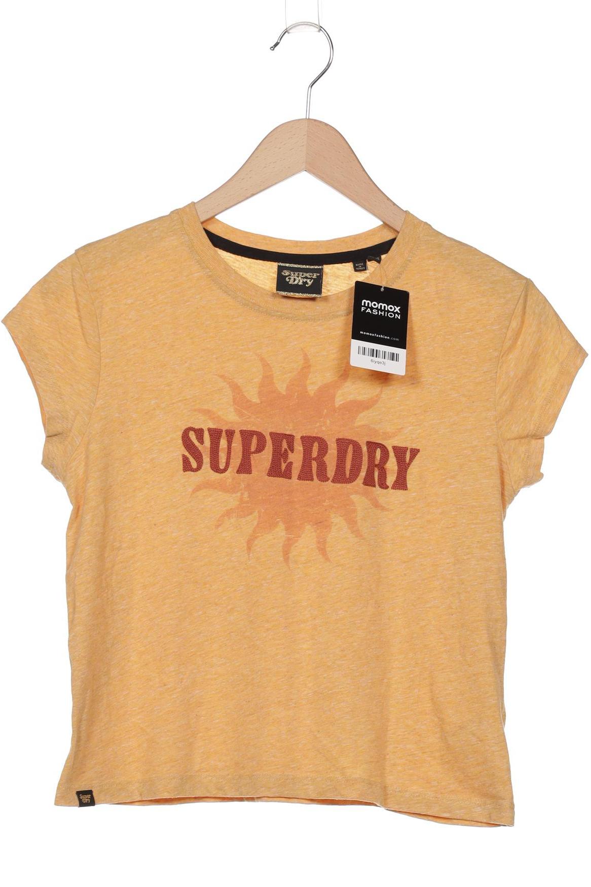 

Superdry Damen T-Shirt, gelb, Gr. 42