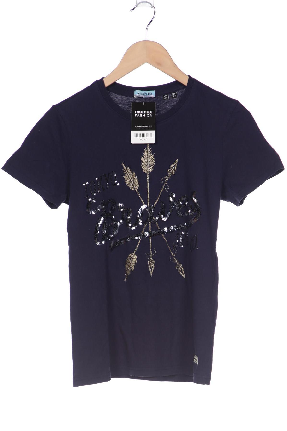 

Superdry Damen T-Shirt, marineblau