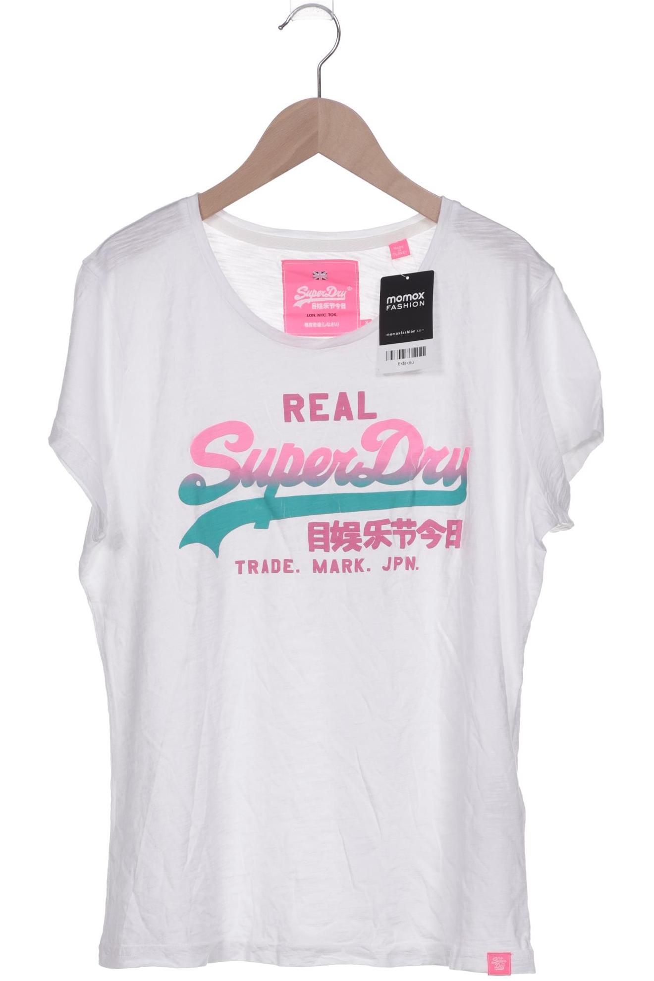 

Superdry Damen T-Shirt, weiß, Gr. 44