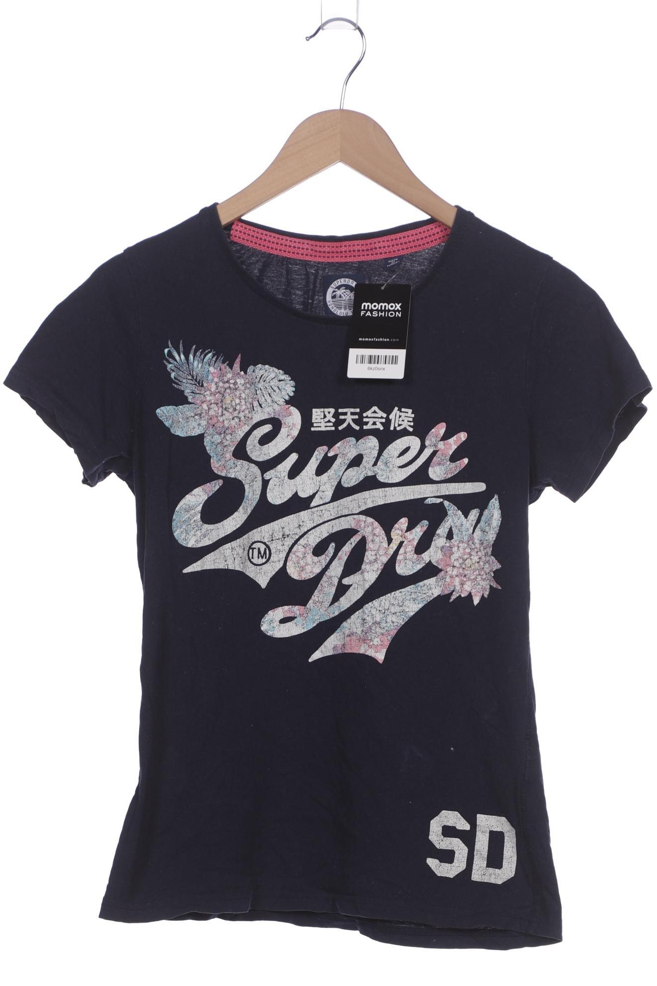 

Superdry Damen T-Shirt, marineblau, Gr. 42