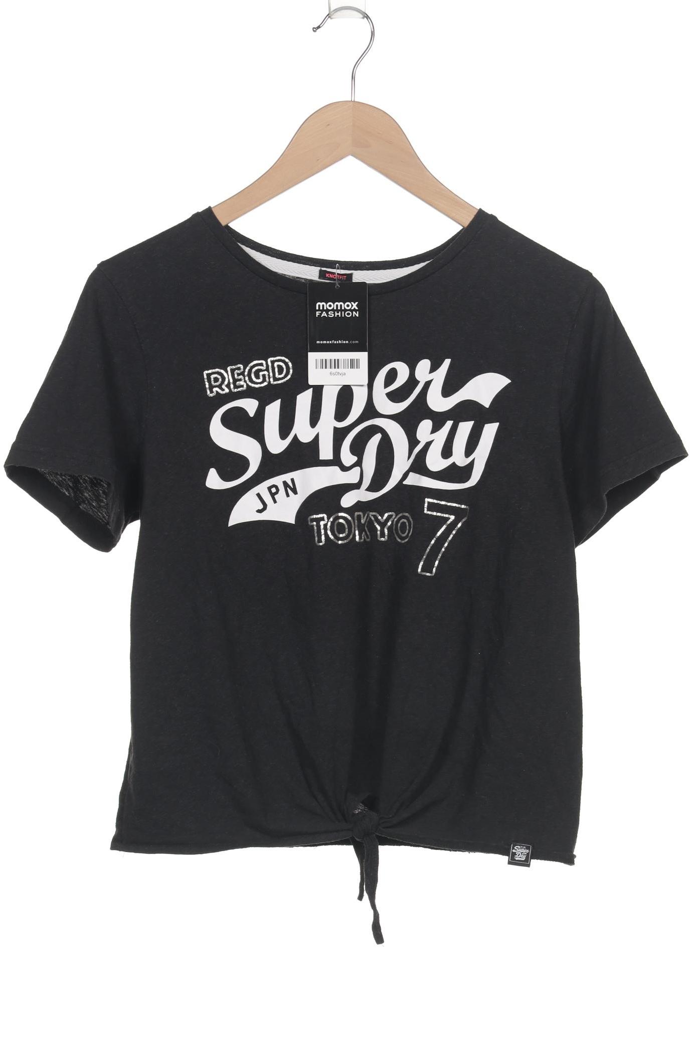 

Superdry Damen T-Shirt, schwarz, Gr. 40