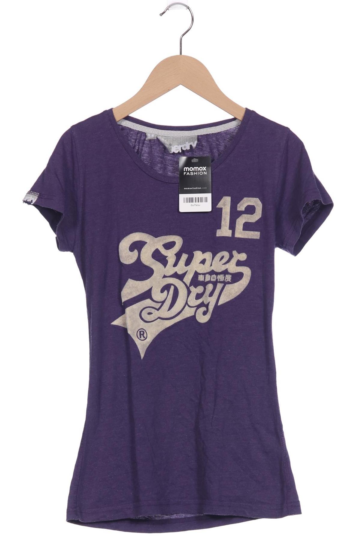 

Superdry Damen T-Shirt, flieder, Gr. 38