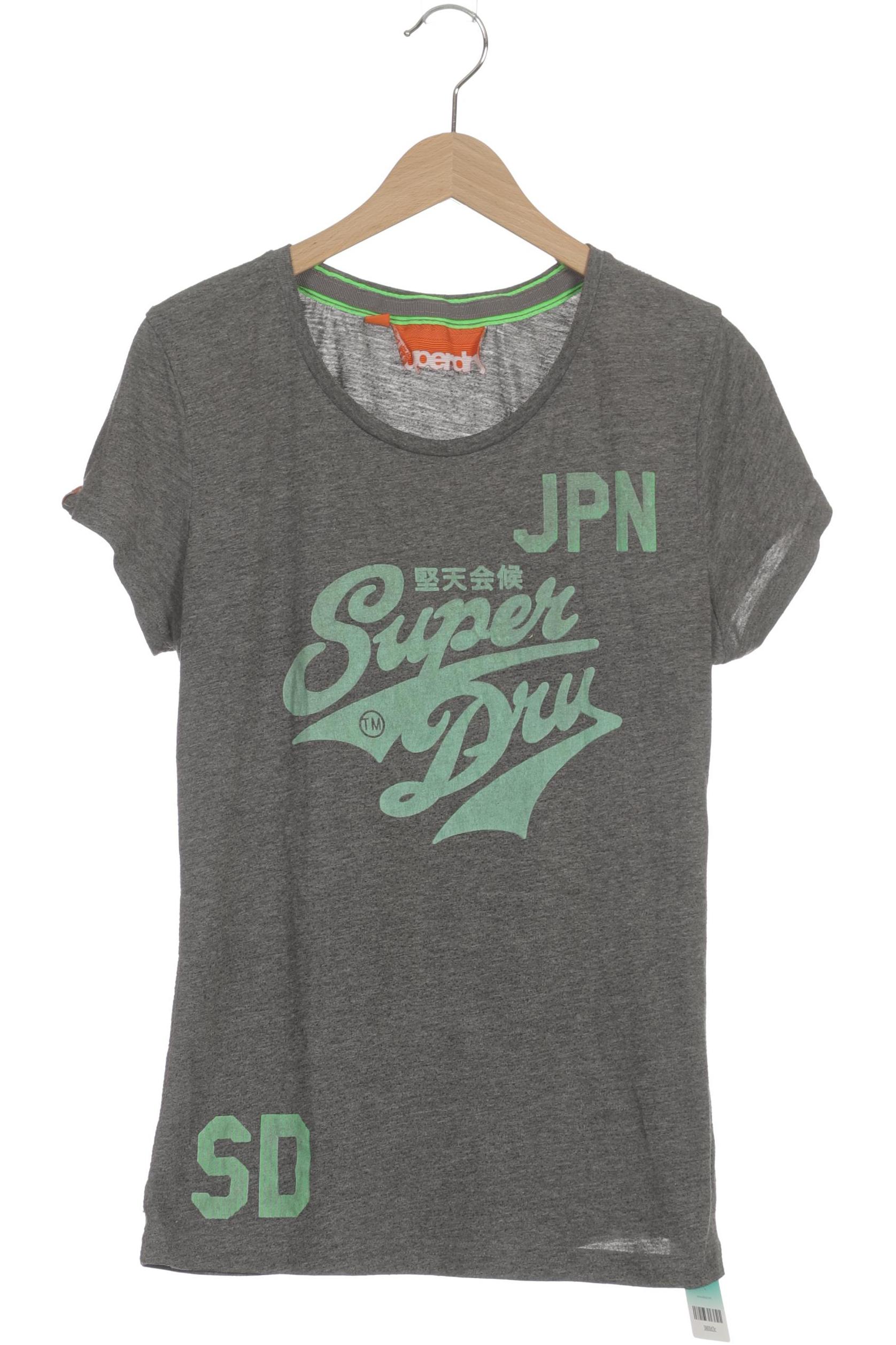 

Superdry Damen T-Shirt, grau, Gr. 42