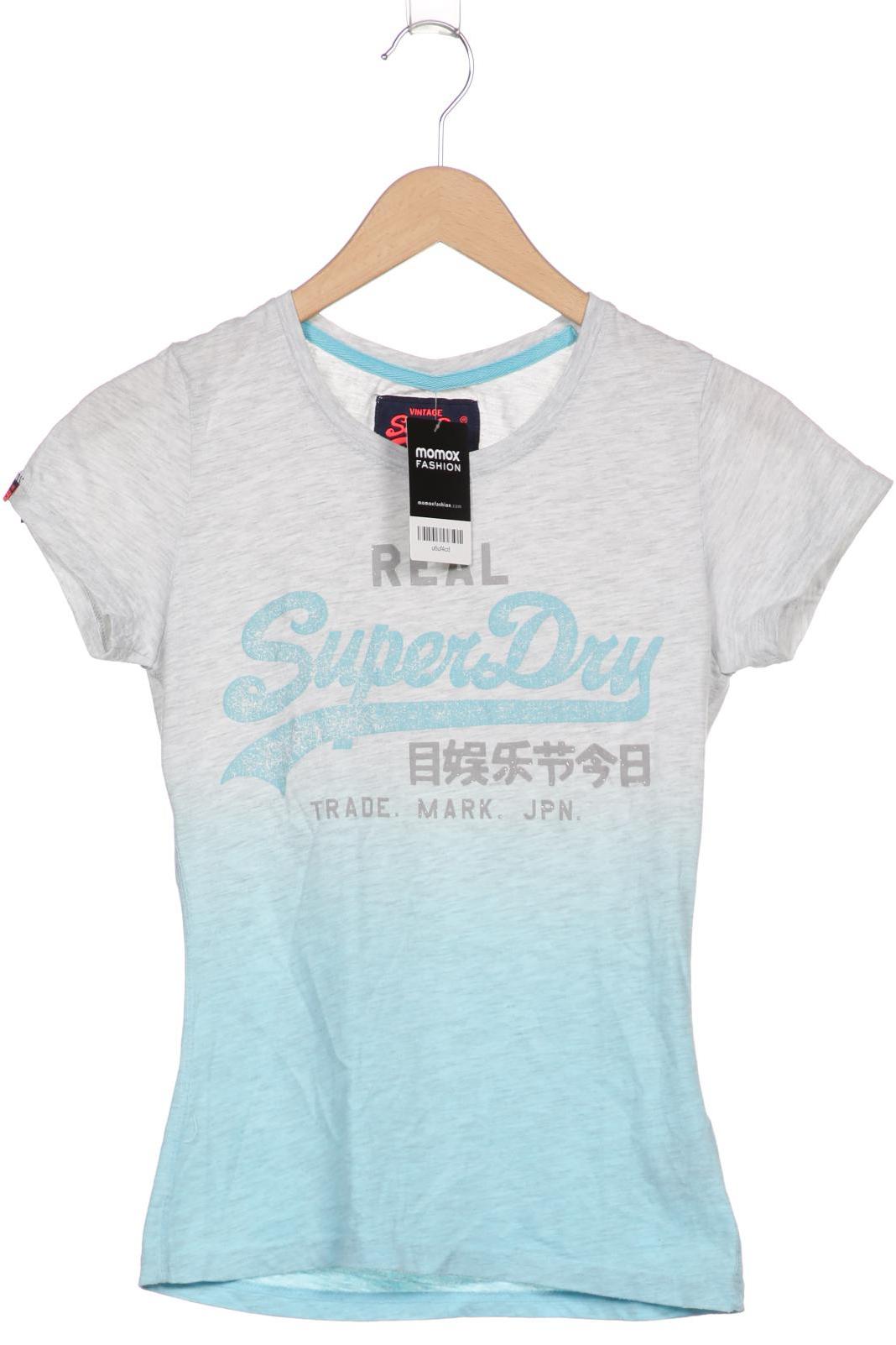 

Superdry Damen T-Shirt, grau, Gr. 34