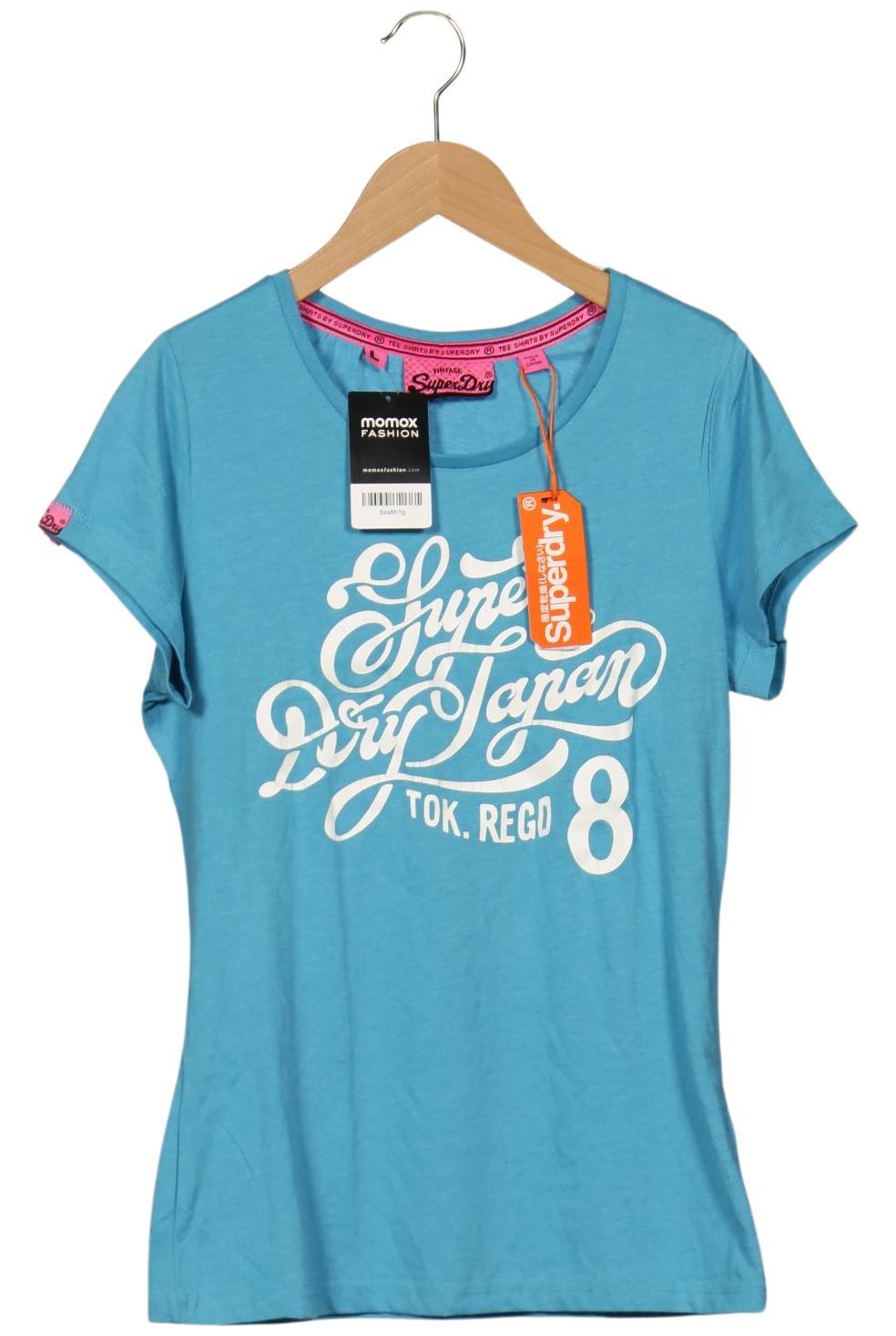 

Superdry Damen T-Shirt, blau, Gr. 42