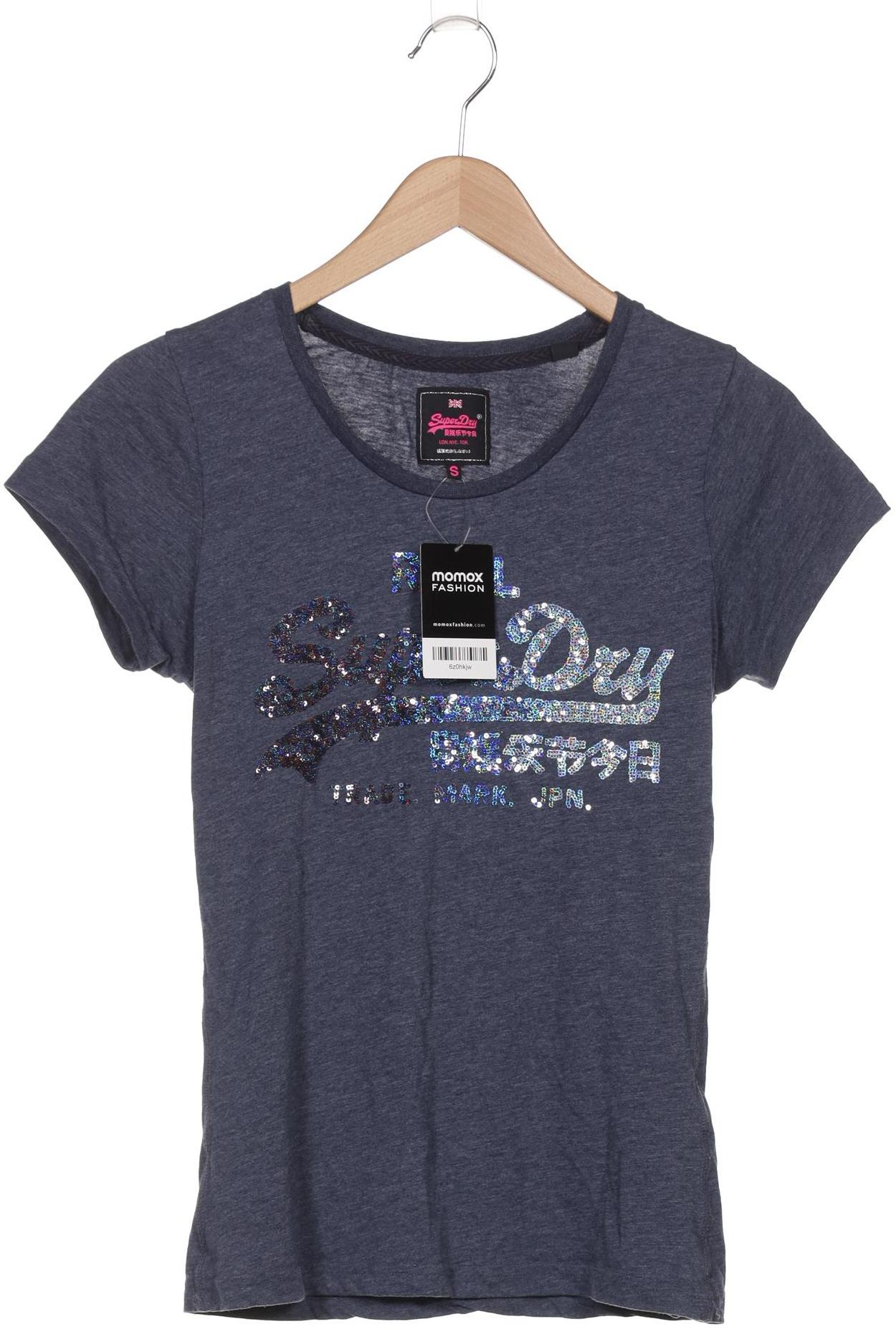 

Superdry Damen T-Shirt, marineblau, Gr. 36