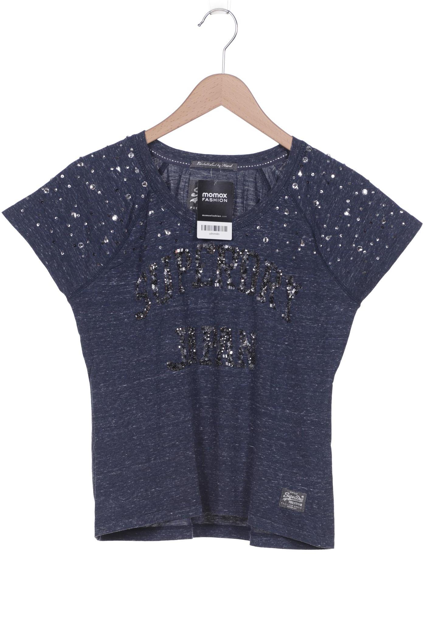 

Superdry Damen T-Shirt, marineblau, Gr. 38