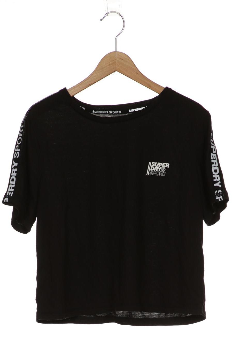 

Superdry Damen T-Shirt, schwarz, Gr. 38