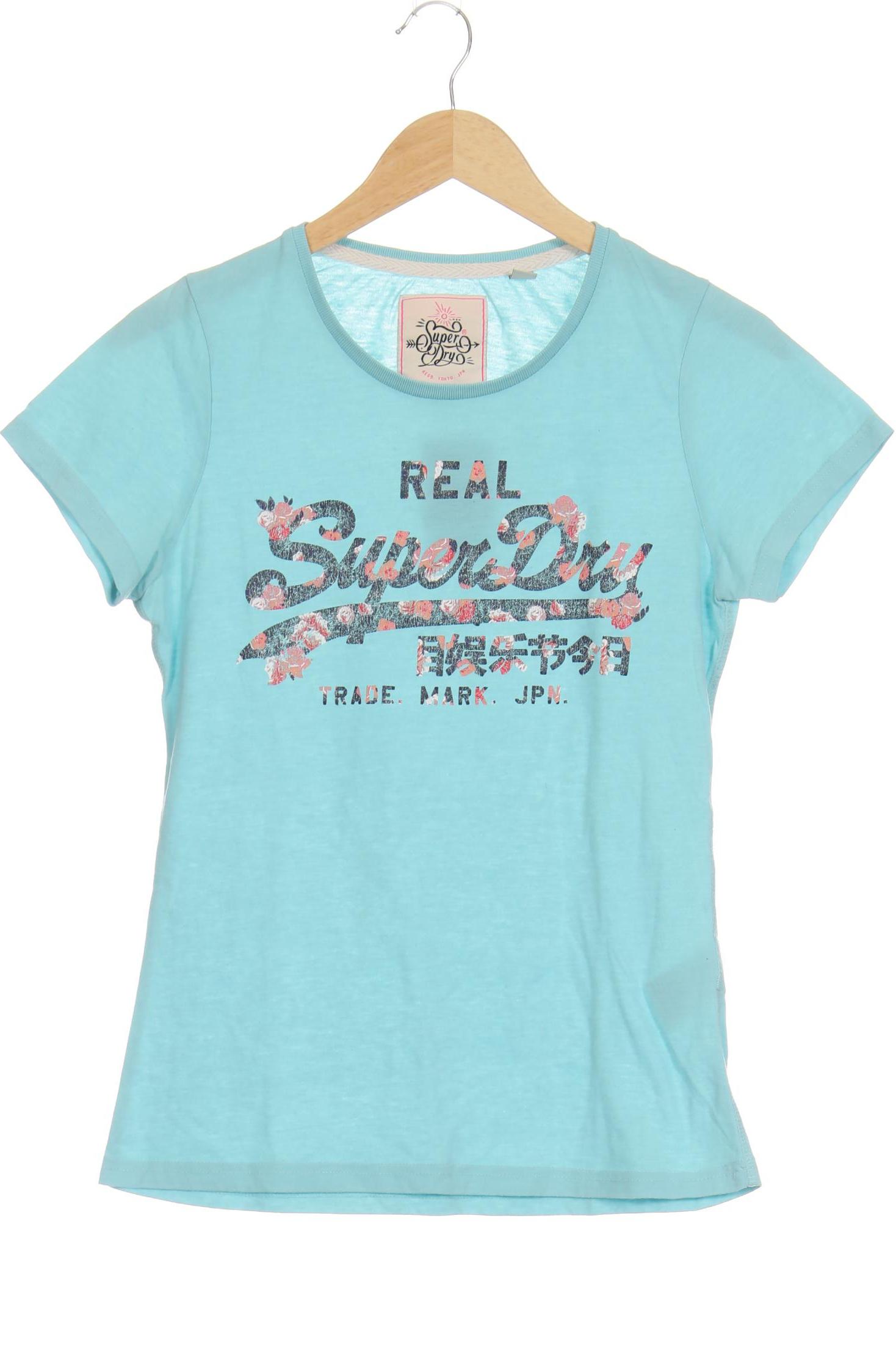 

Superdry Damen T-Shirt, blau, Gr.