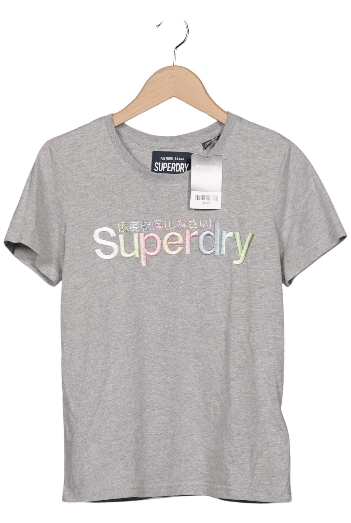 

Superdry Damen T-Shirt, grau, Gr. 40
