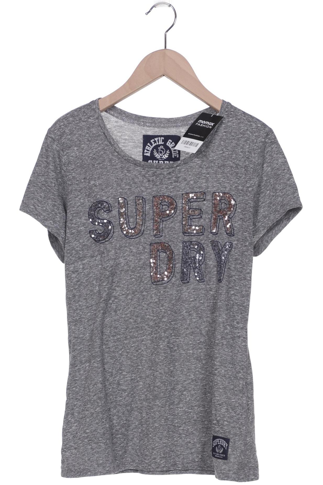 

Superdry Damen T-Shirt, grau, Gr. 42