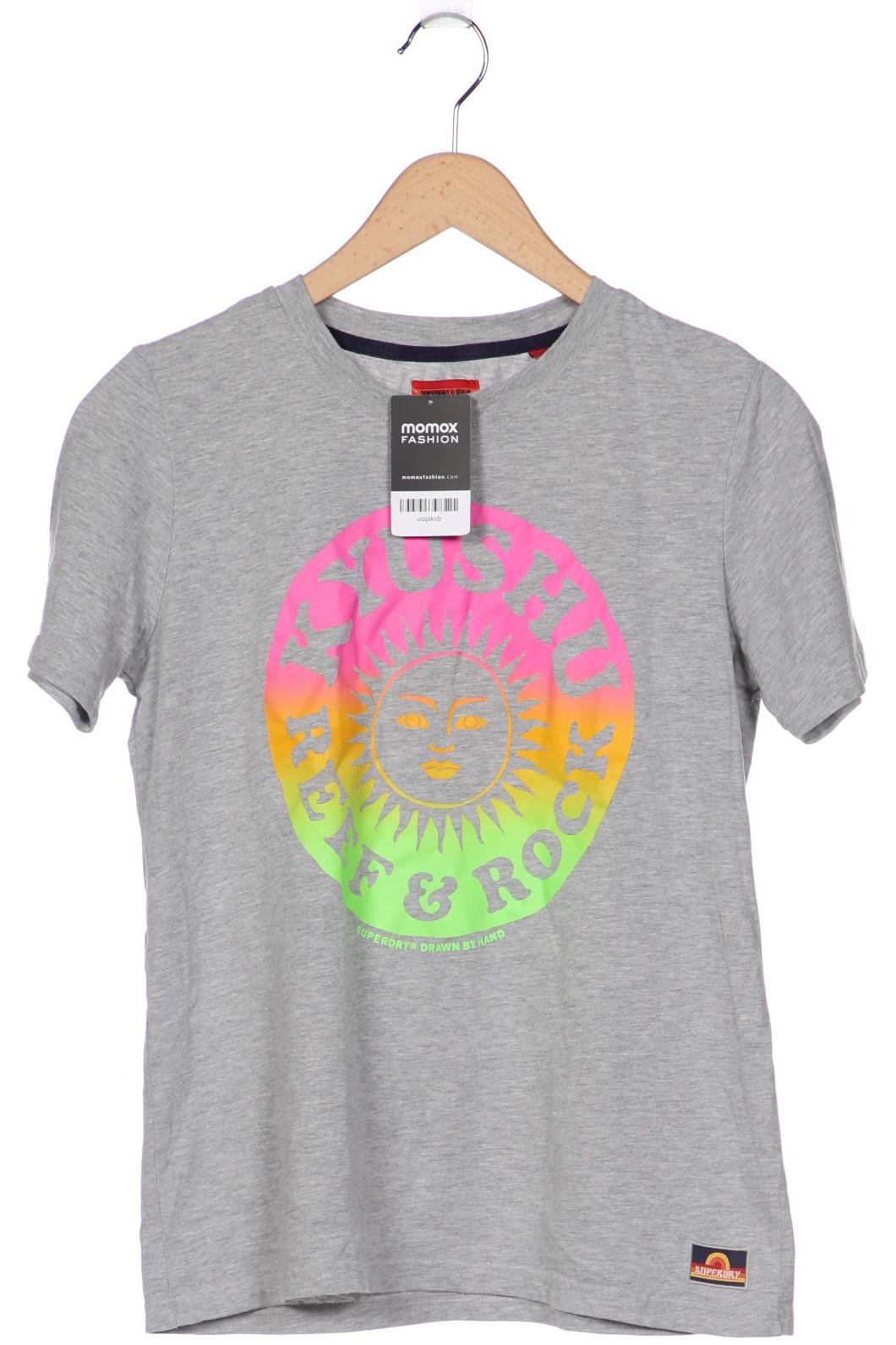 

Superdry Damen T-Shirt, grau, Gr. 38
