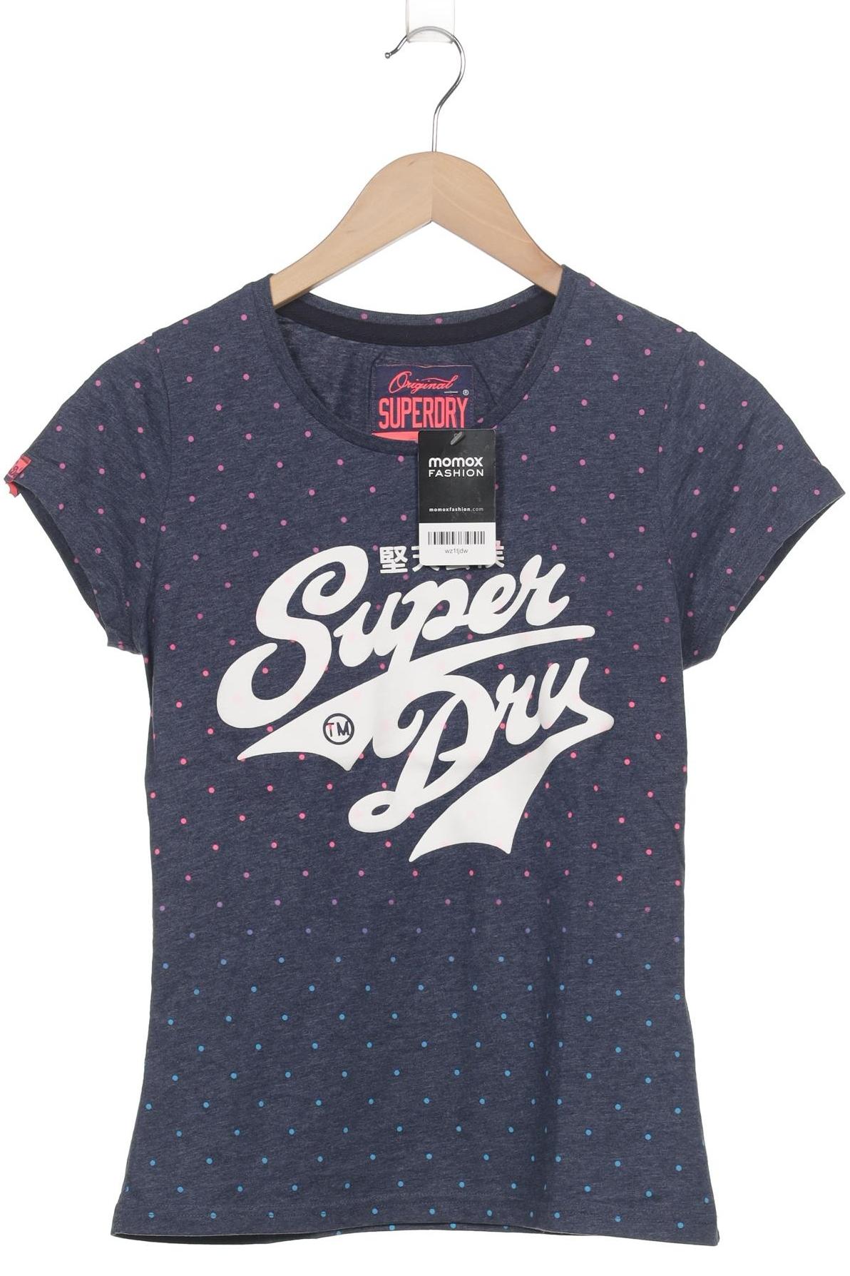 

Superdry Damen T-Shirt, marineblau, Gr. 42