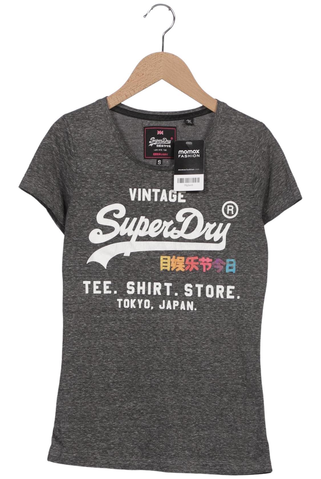 

Superdry Damen T-Shirt, grau, Gr. 36