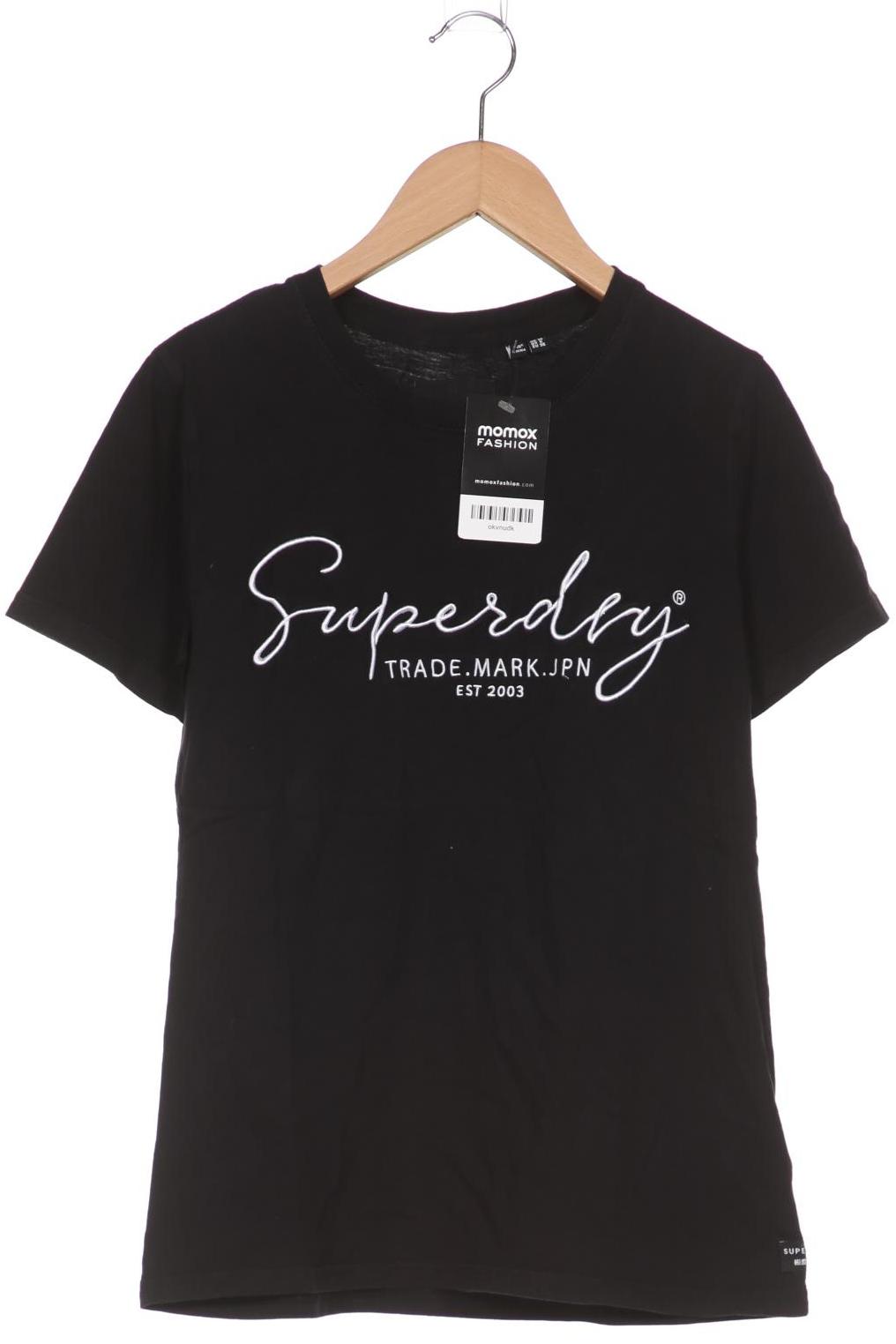 

Superdry Damen T-Shirt, schwarz, Gr. 38