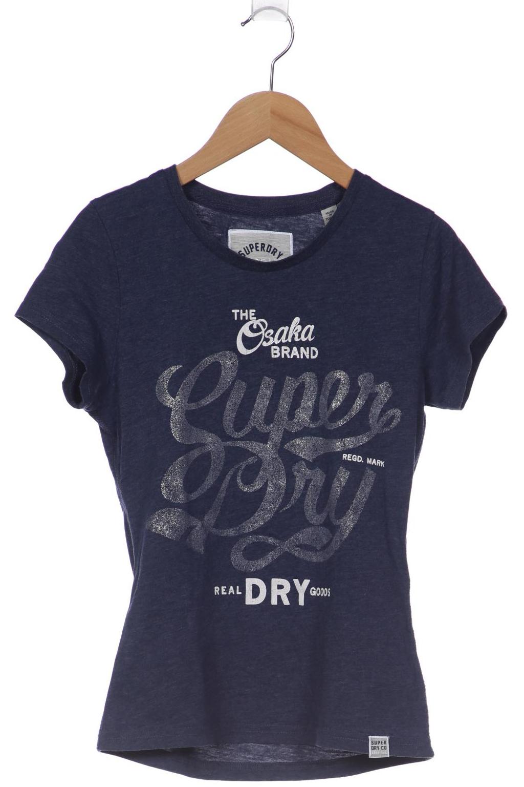 

Superdry Damen T-Shirt, marineblau, Gr. 36