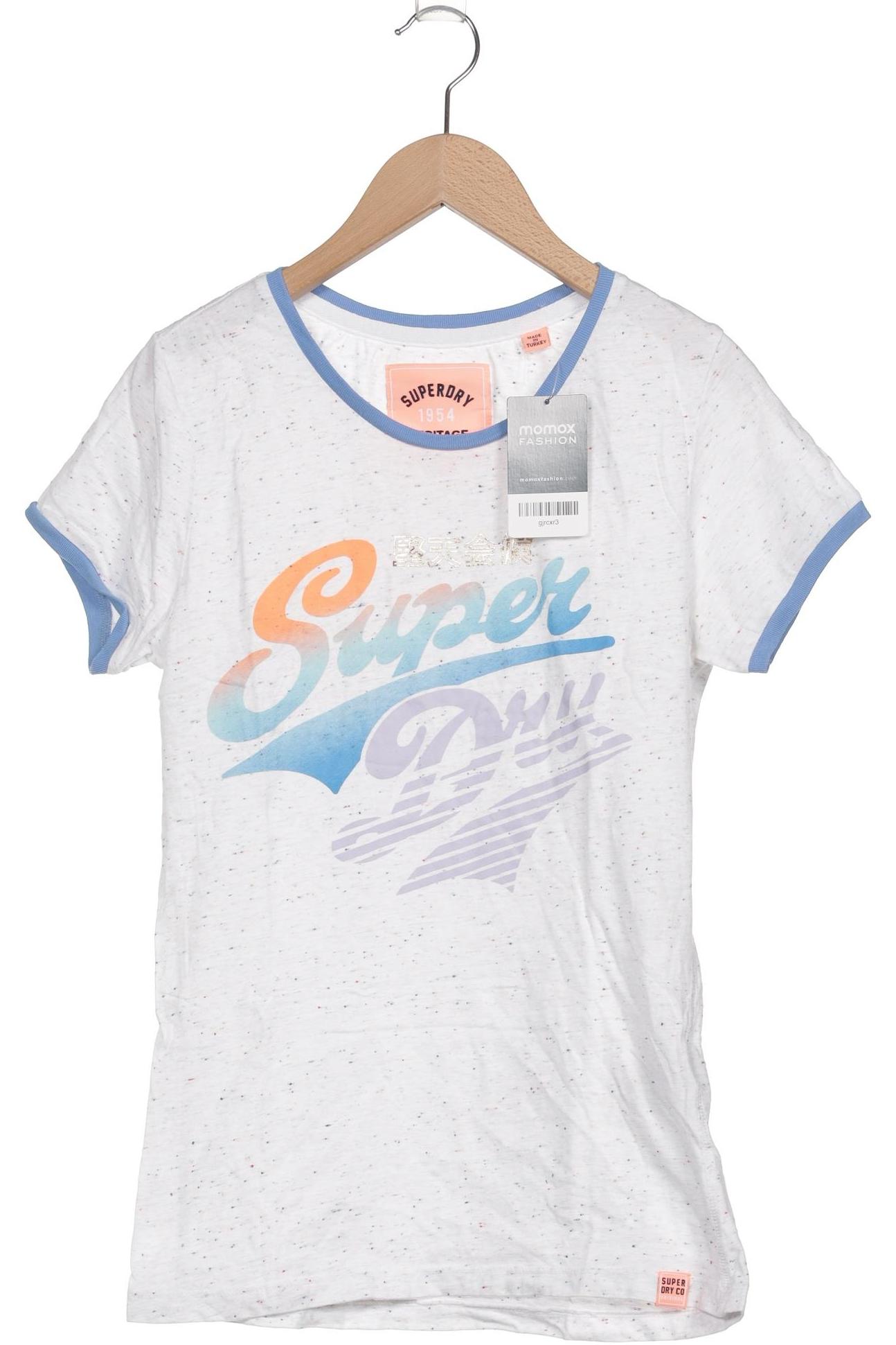 

Superdry Damen T-Shirt, weiß, Gr. 40