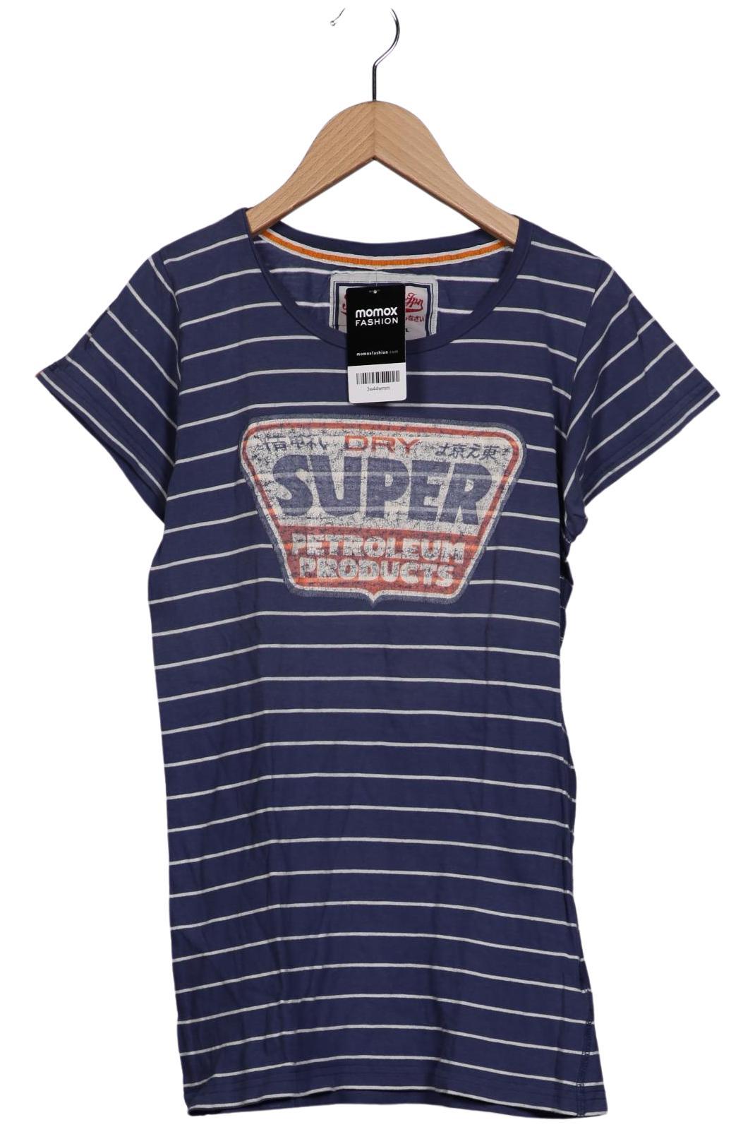

Superdry Damen T-Shirt, blau, Gr. 42