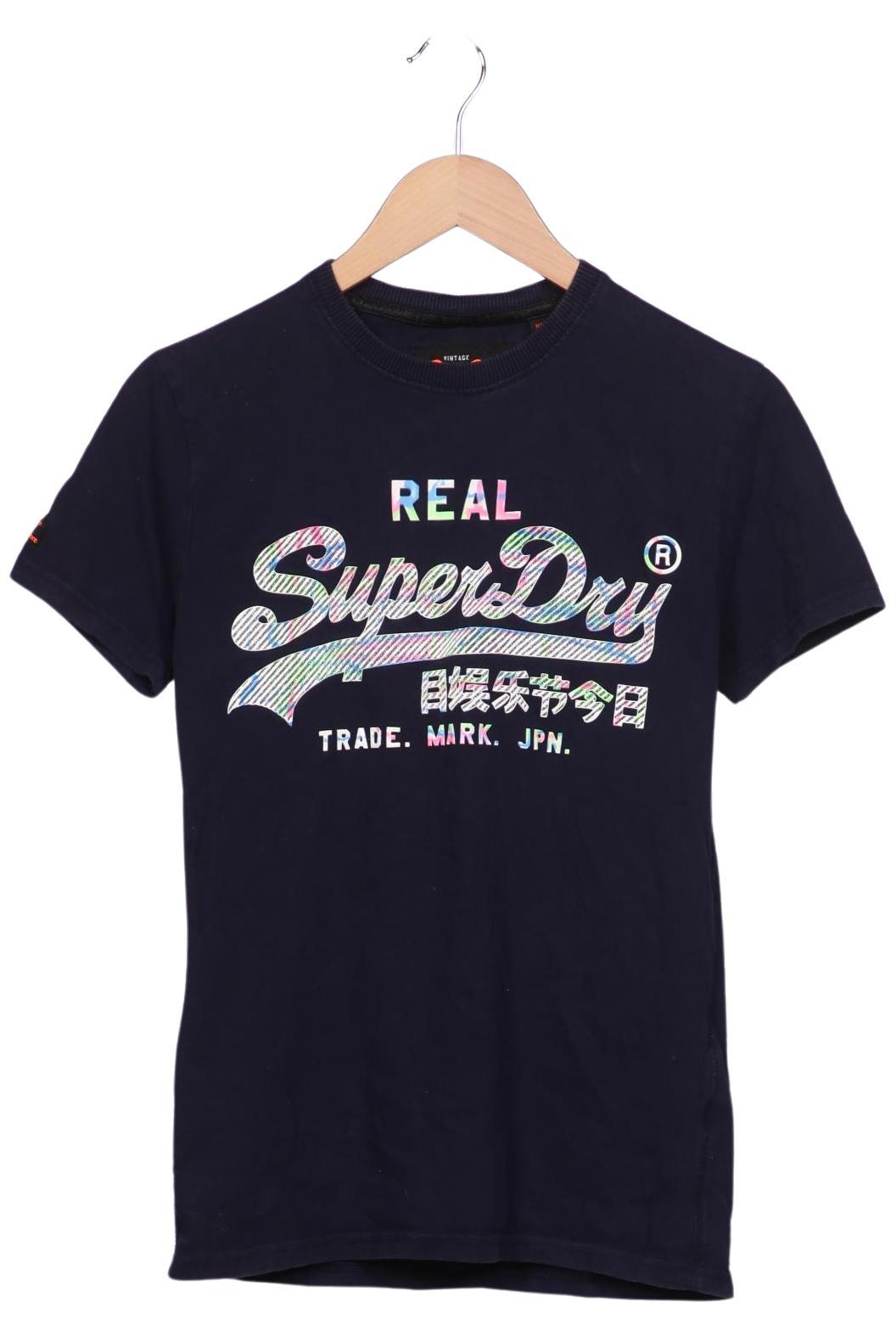 

Superdry Damen T-Shirt, marineblau, Gr. 34
