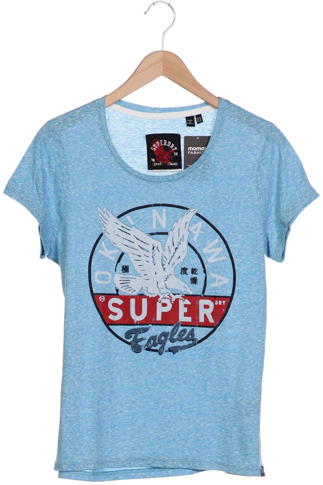 

Superdry Damen T-Shirt, hellblau, Gr. 44