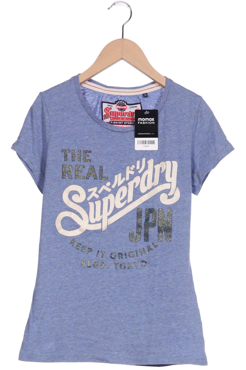 

Superdry Damen T-Shirt, hellblau, Gr. 38