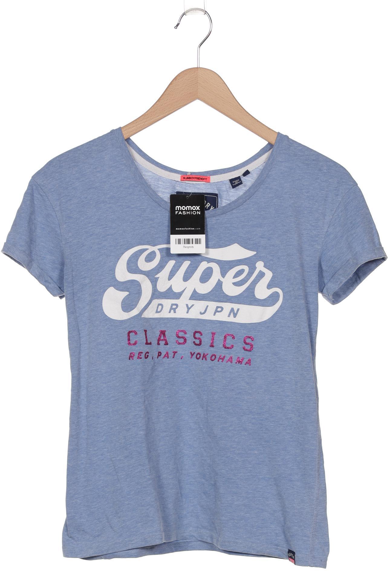 

Superdry Damen T-Shirt, blau, Gr. 36