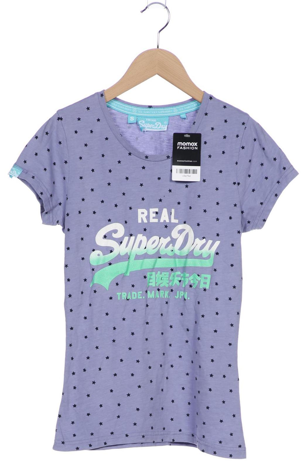 

Superdry Damen T-Shirt, flieder, Gr. 36