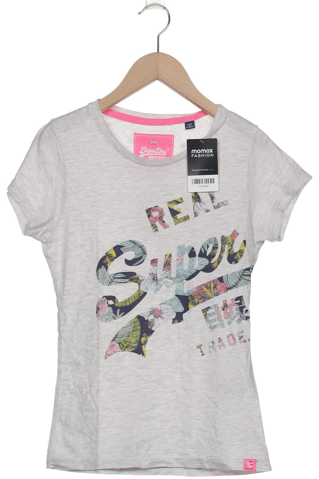 

Superdry Damen T-Shirt, grau, Gr. 36