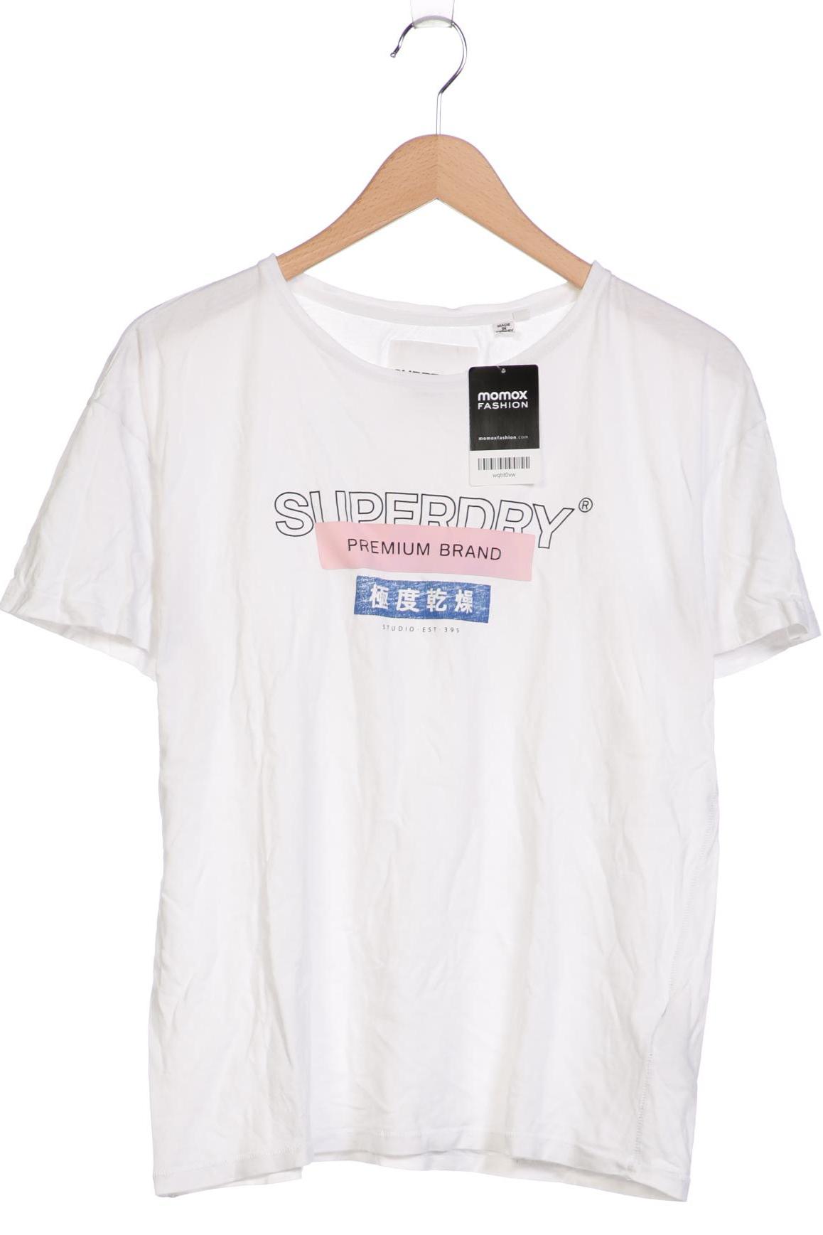 

Superdry Damen T-Shirt, weiß, Gr. 40