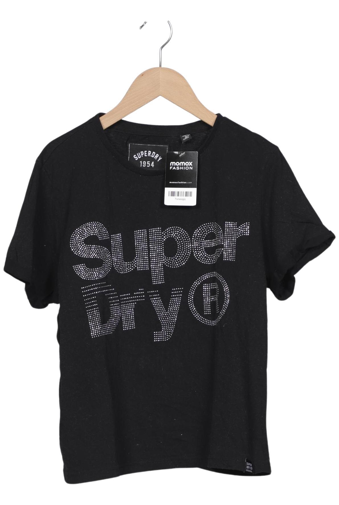 

Superdry Damen T-Shirt, schwarz, Gr. 38
