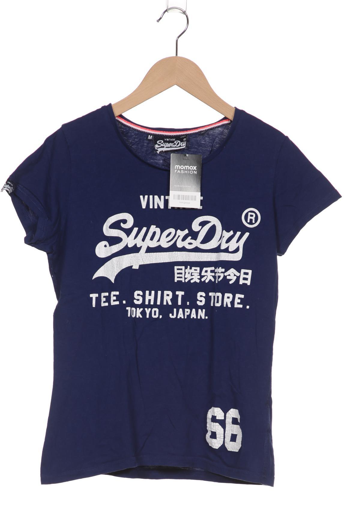 

Superdry Damen T-Shirt, marineblau, Gr. 38
