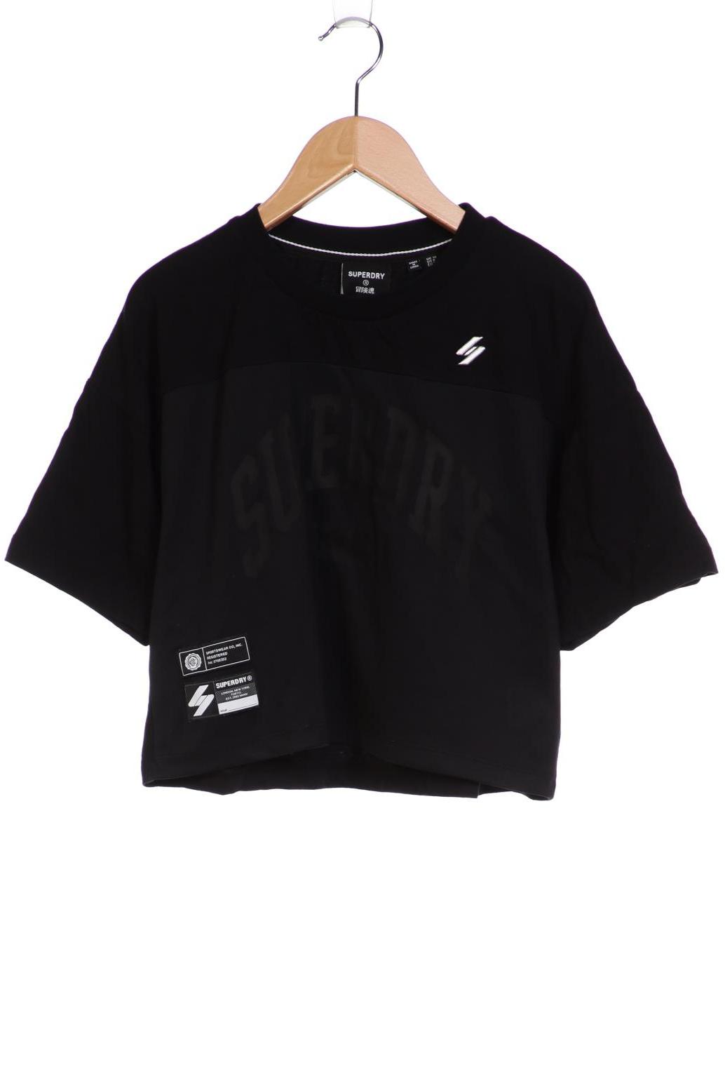 

Superdry Damen T-Shirt, schwarz, Gr. 38