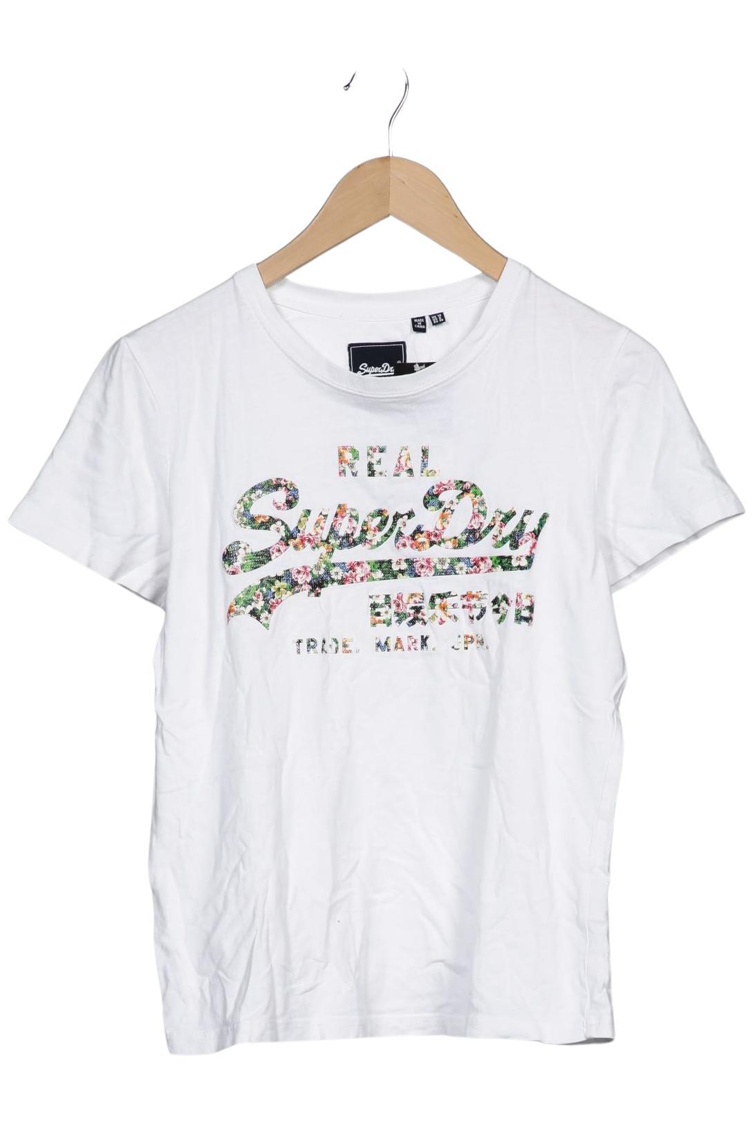 

Superdry Damen T-Shirt, weiß, Gr. 38