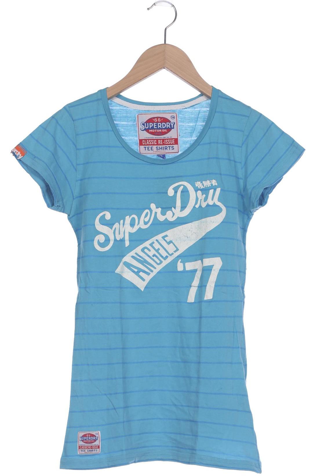 

Superdry Damen T-Shirt, blau, Gr. 36