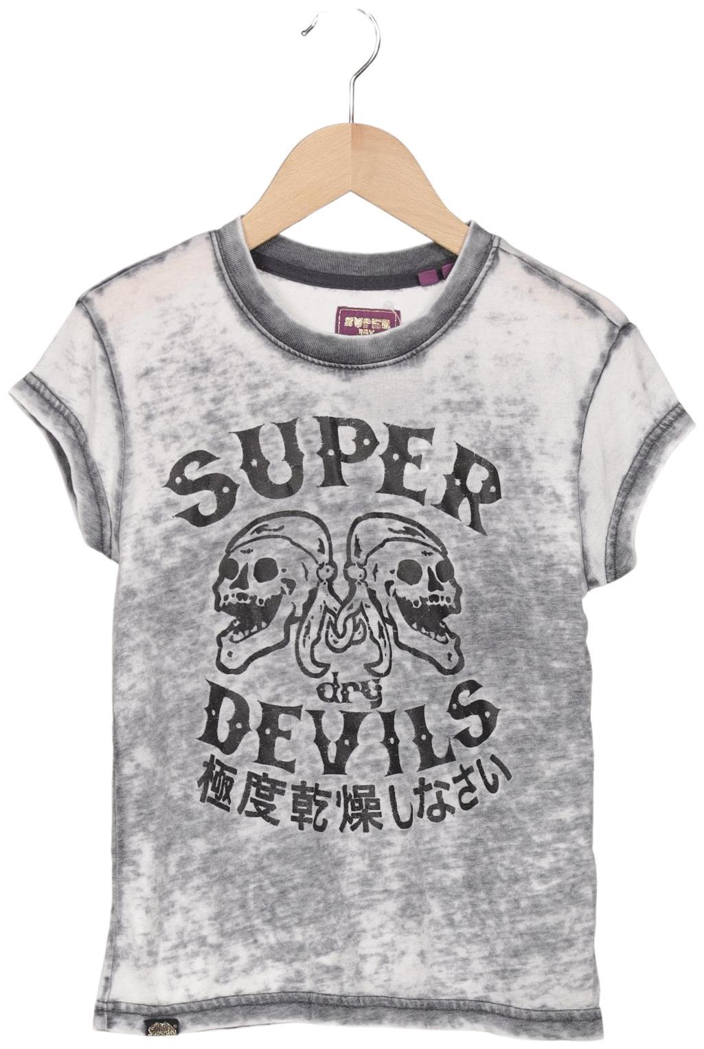 

Superdry Damen T-Shirt, grau, Gr. 36