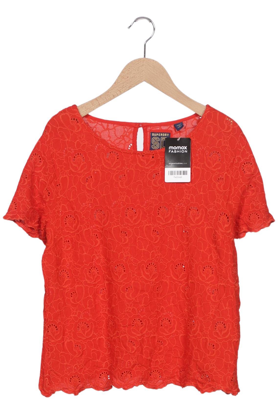 

Superdry Damen T-Shirt, rot, Gr. 40