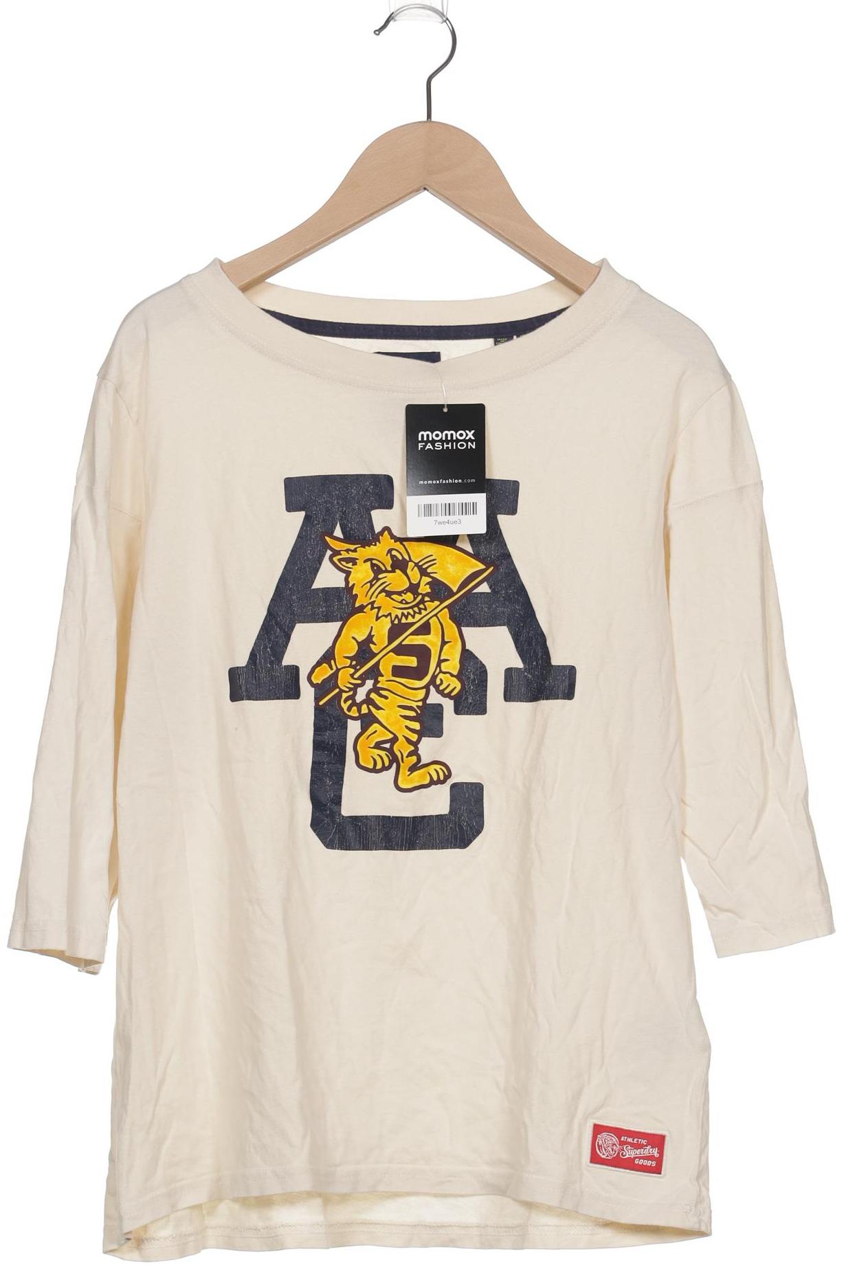 

Superdry Damen T-Shirt, cremeweiß, Gr. 36