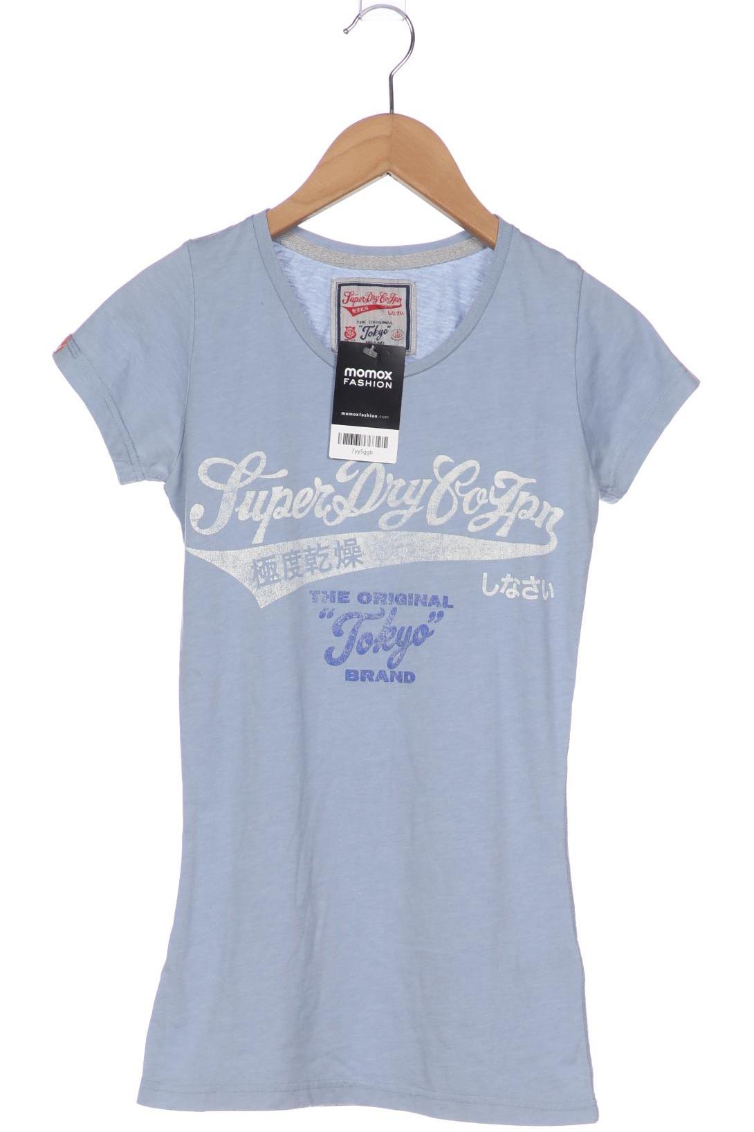 

Superdry Damen T-Shirt, hellblau, Gr. 34