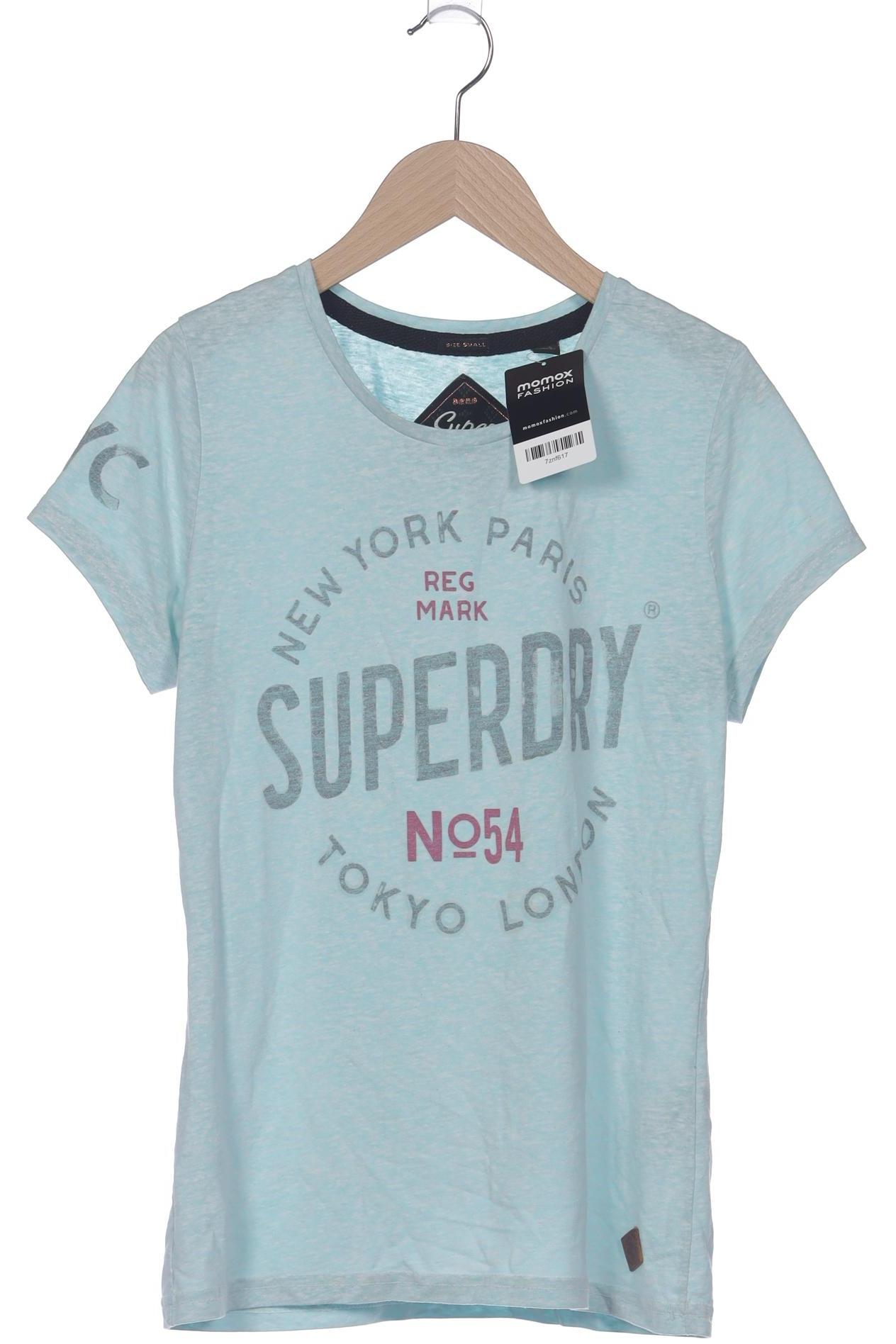 

Superdry Damen T-Shirt, blau, Gr. 36