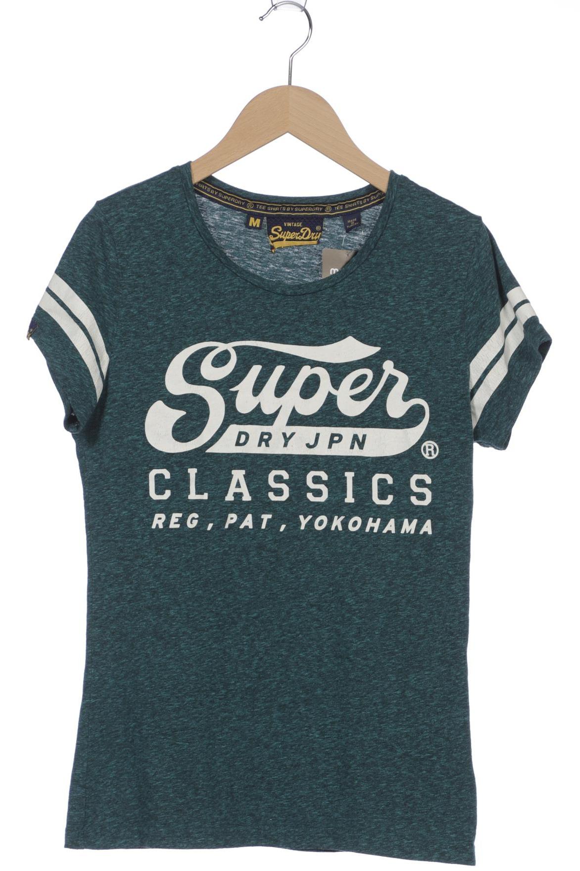 

Superdry Damen T-Shirt, grün, Gr. 38