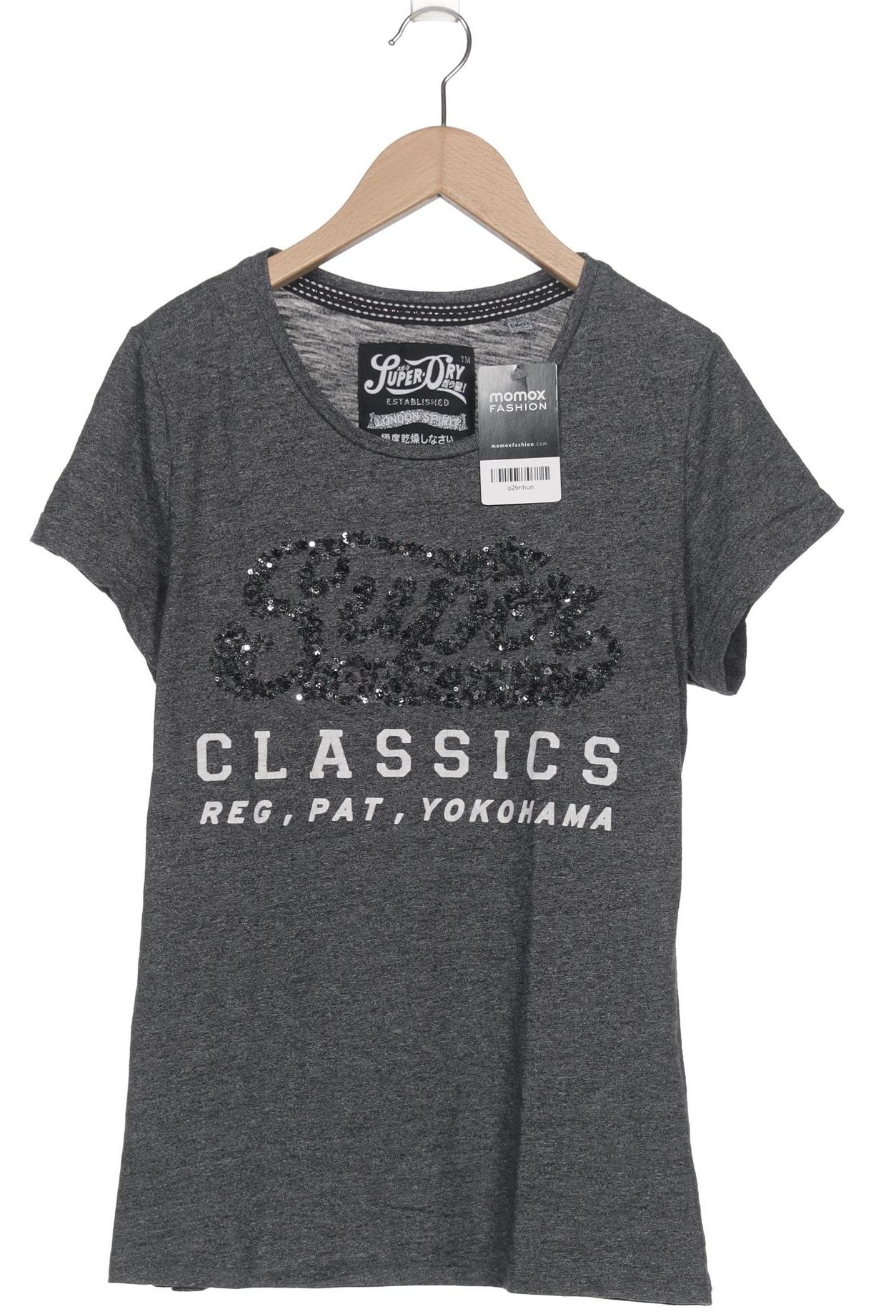 

Superdry Damen T-Shirt, grau, Gr. 42