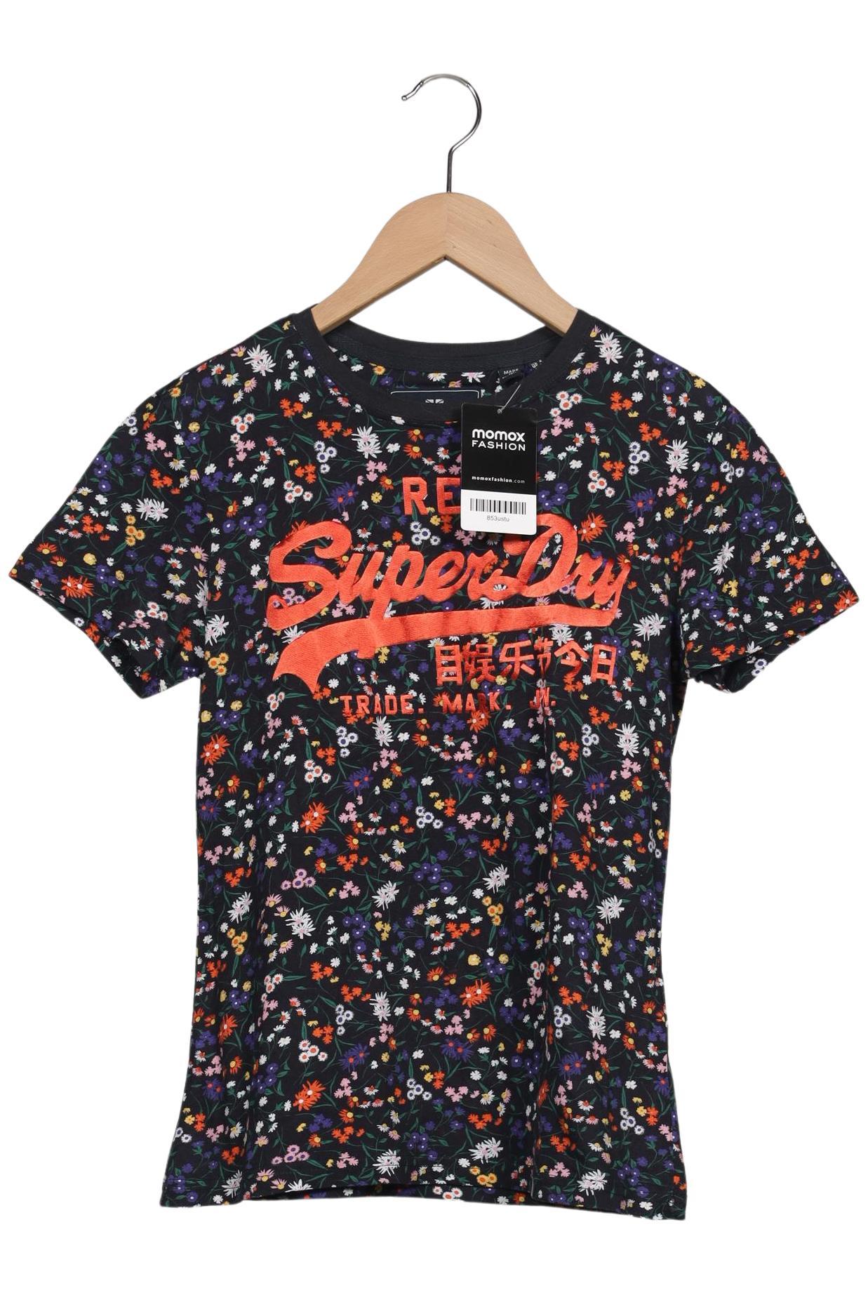 

Superdry Damen T-Shirt, schwarz, Gr. 36