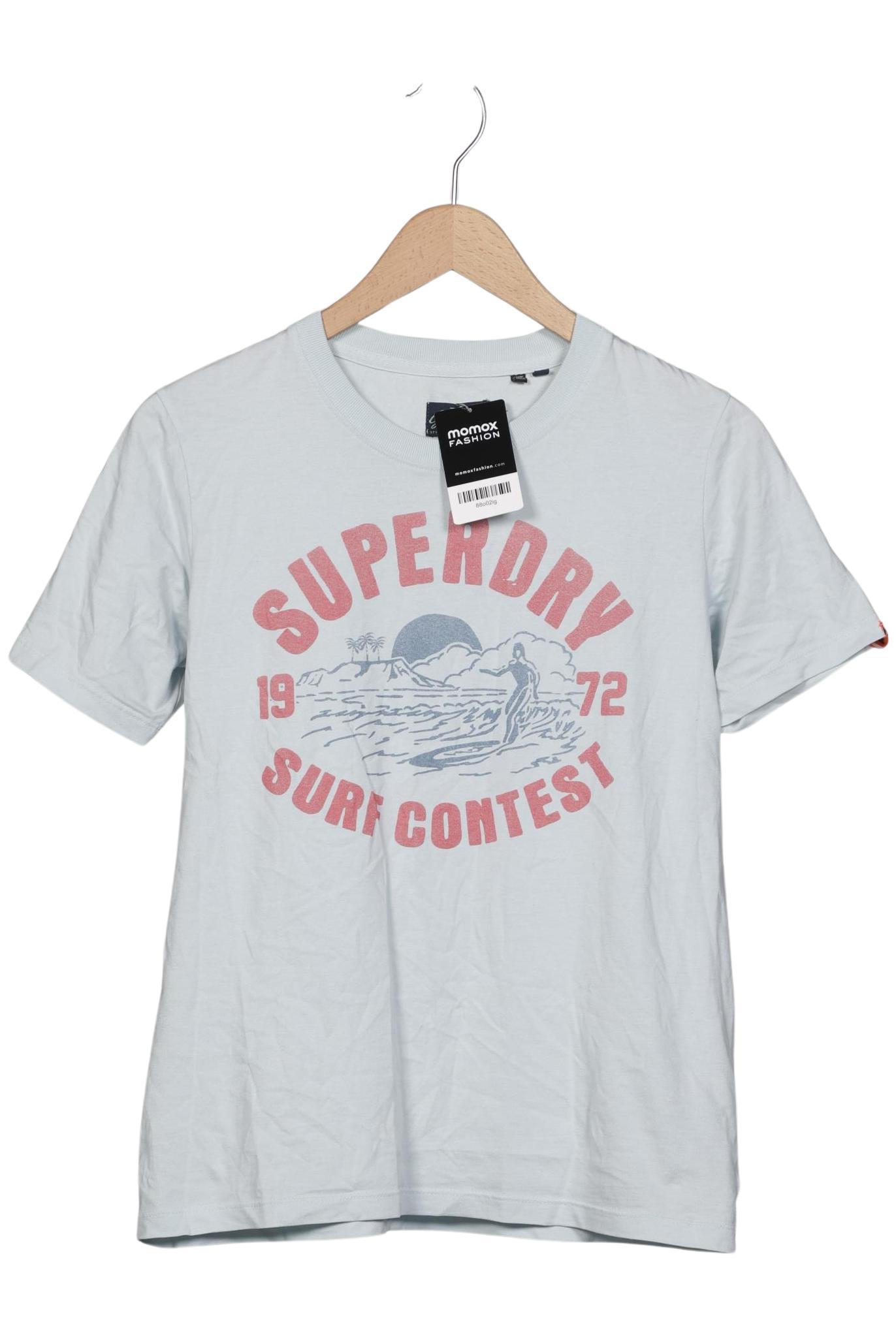 

Superdry Damen T-Shirt, hellblau, Gr. 40