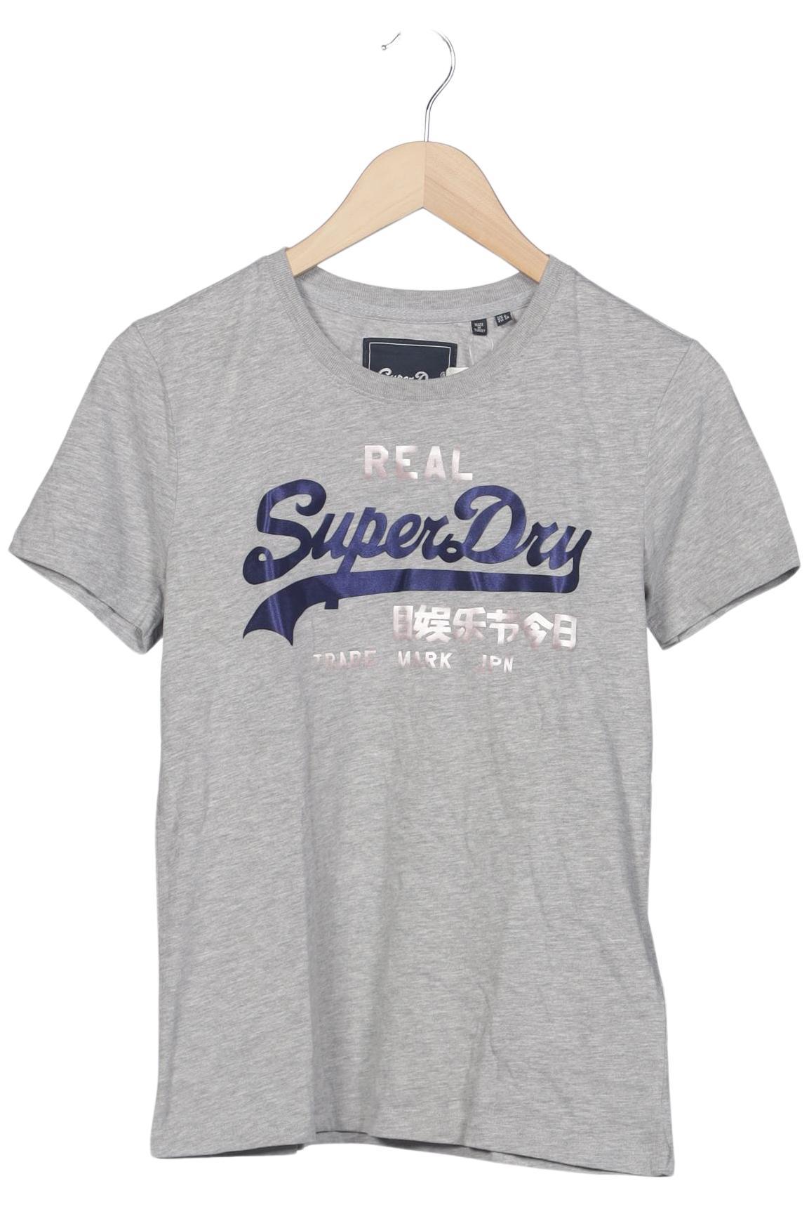 

Superdry Damen T-Shirt, grau, Gr. 38