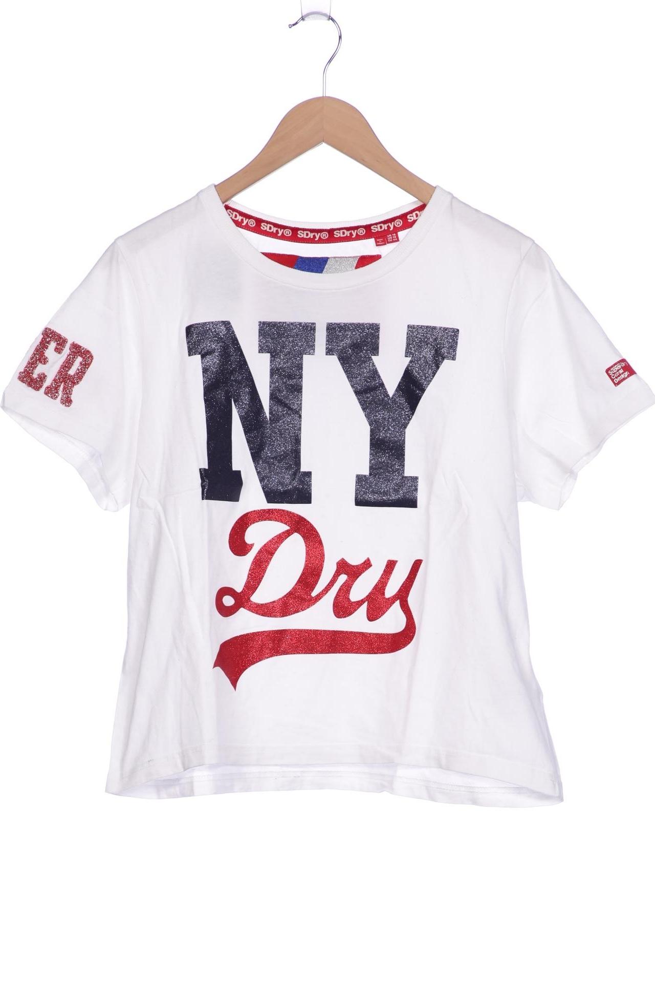 

Superdry Damen T-Shirt, weiß, Gr. 44