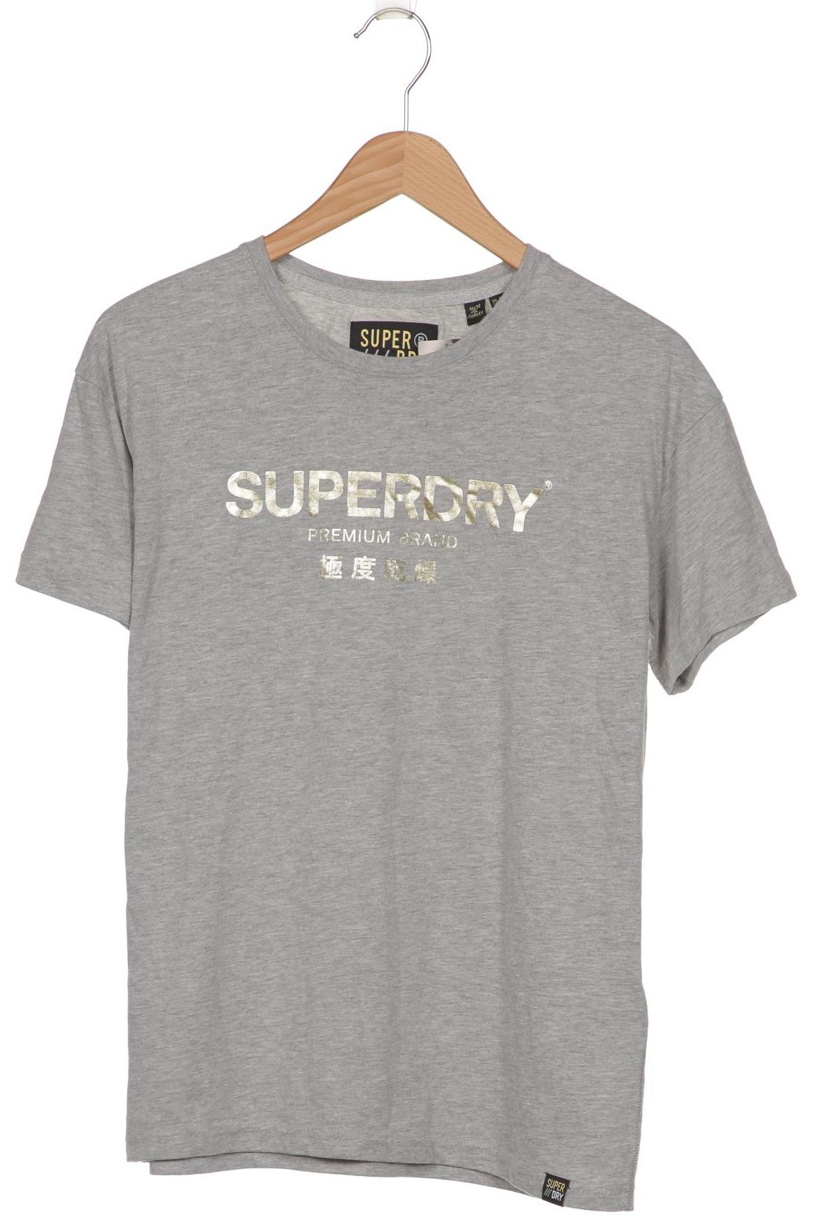 

Superdry Damen T-Shirt, grau, Gr. 36