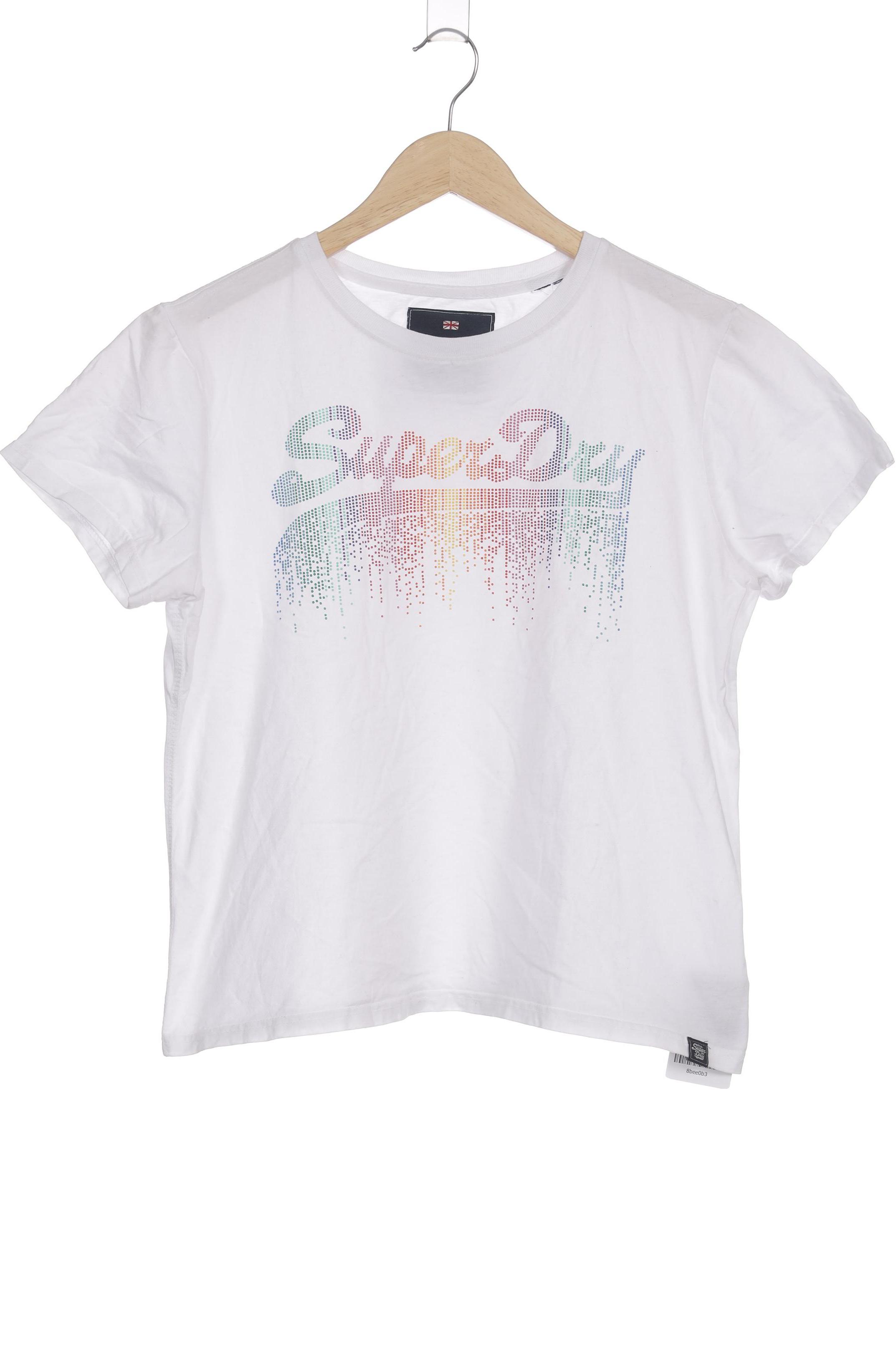 

Superdry Damen T-Shirt, weiß, Gr.